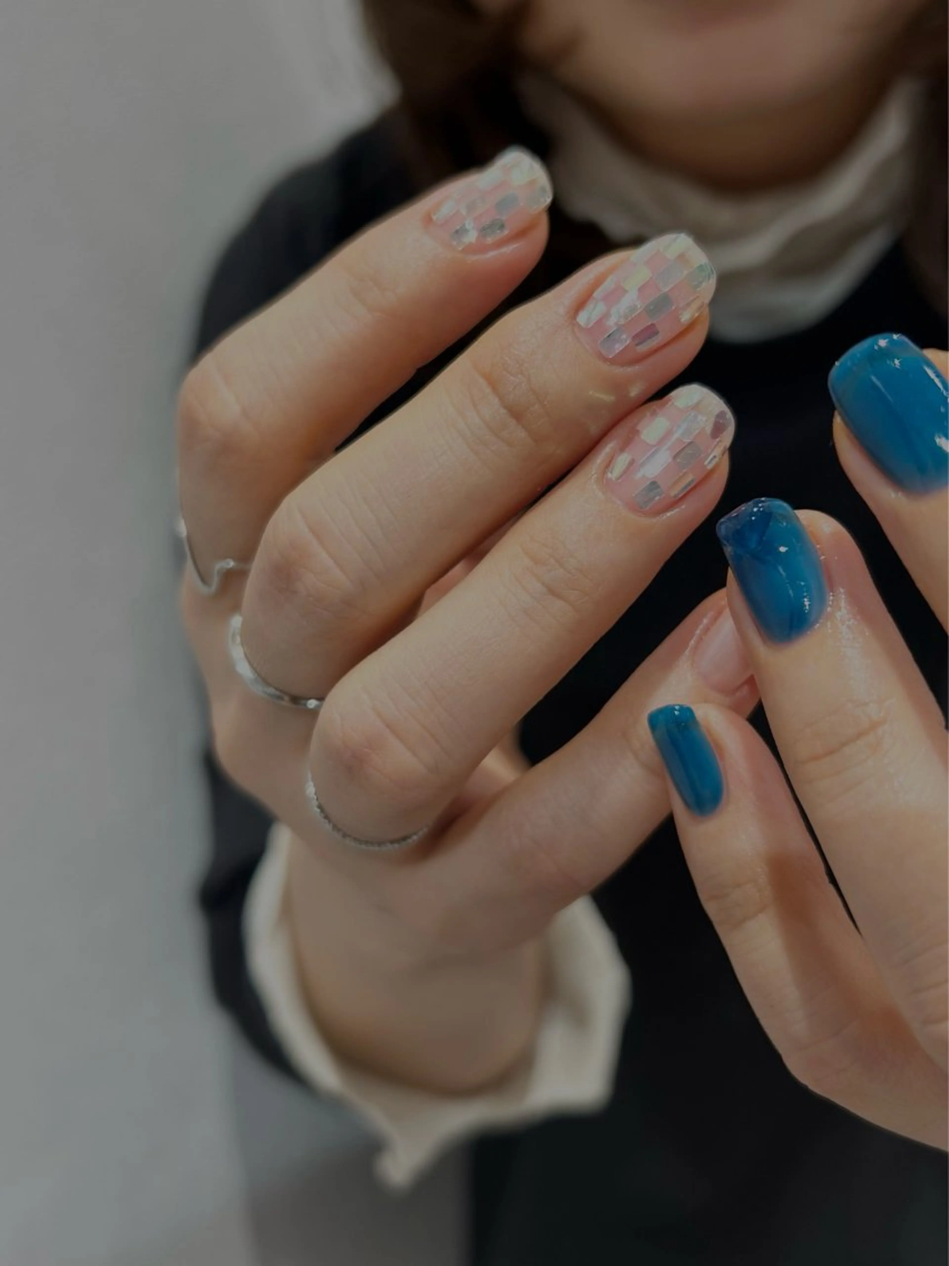 ネイル ハンドネイル NINEnami ニュアンスネイルのネイルデザイン