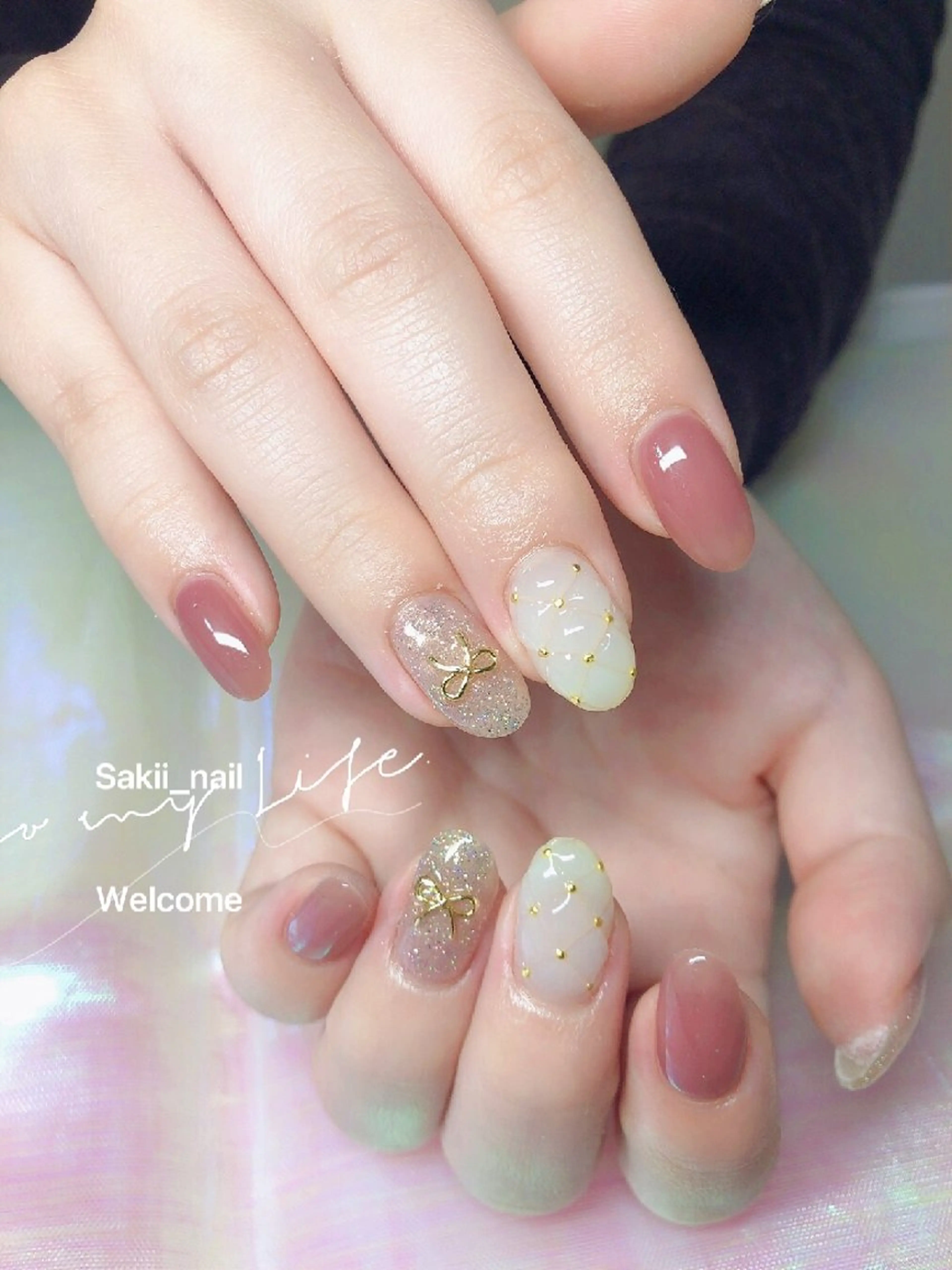 ネイル ニュアンスネイル シンプルネイル 春ネイル sakii_nail所属・sakii_nail 池袋のネイルデザイン