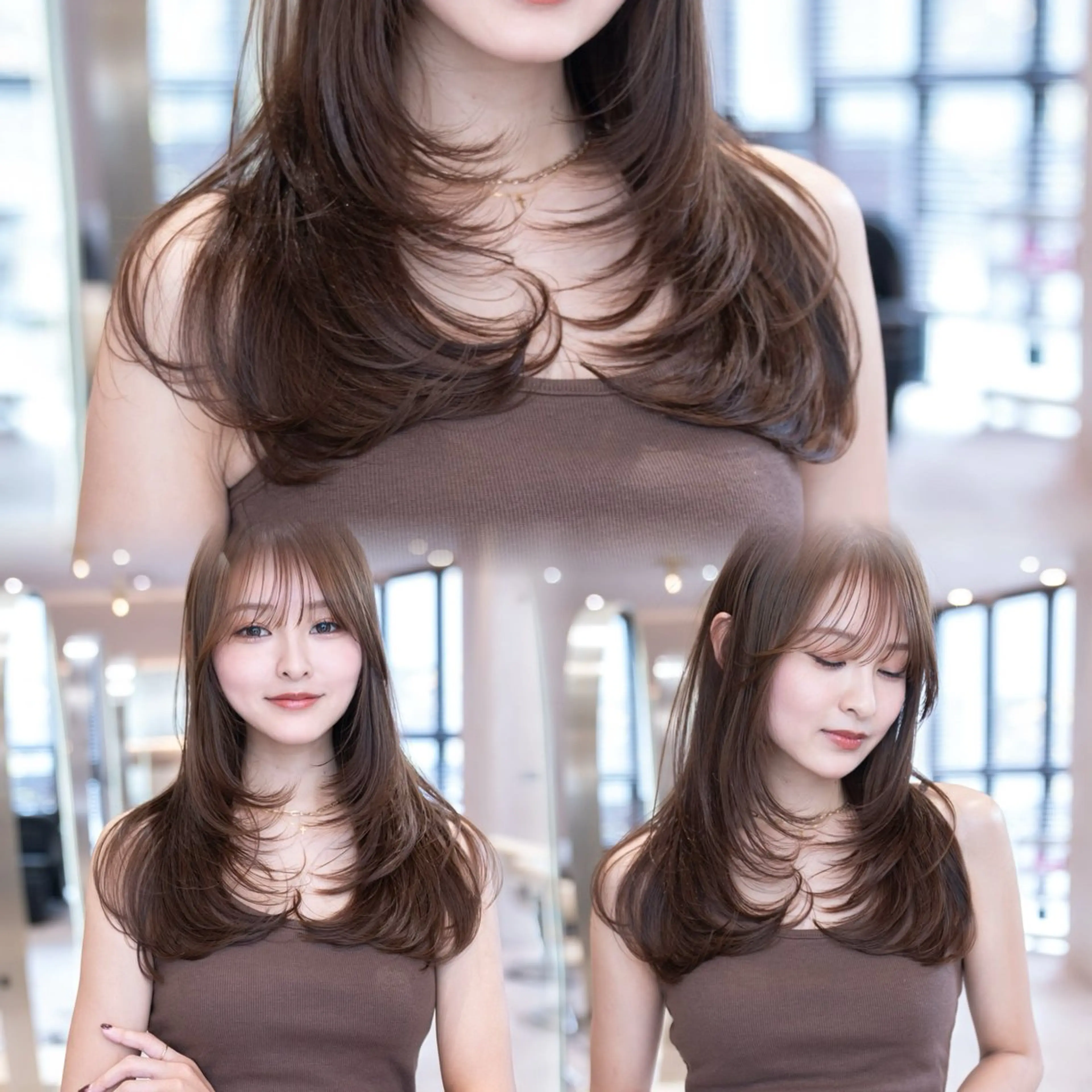 【🇰🇷韓国風レイヤースタイル🇰🇷】レイヤーカット➕ウル艶2ステップトリートメント🫧の写真