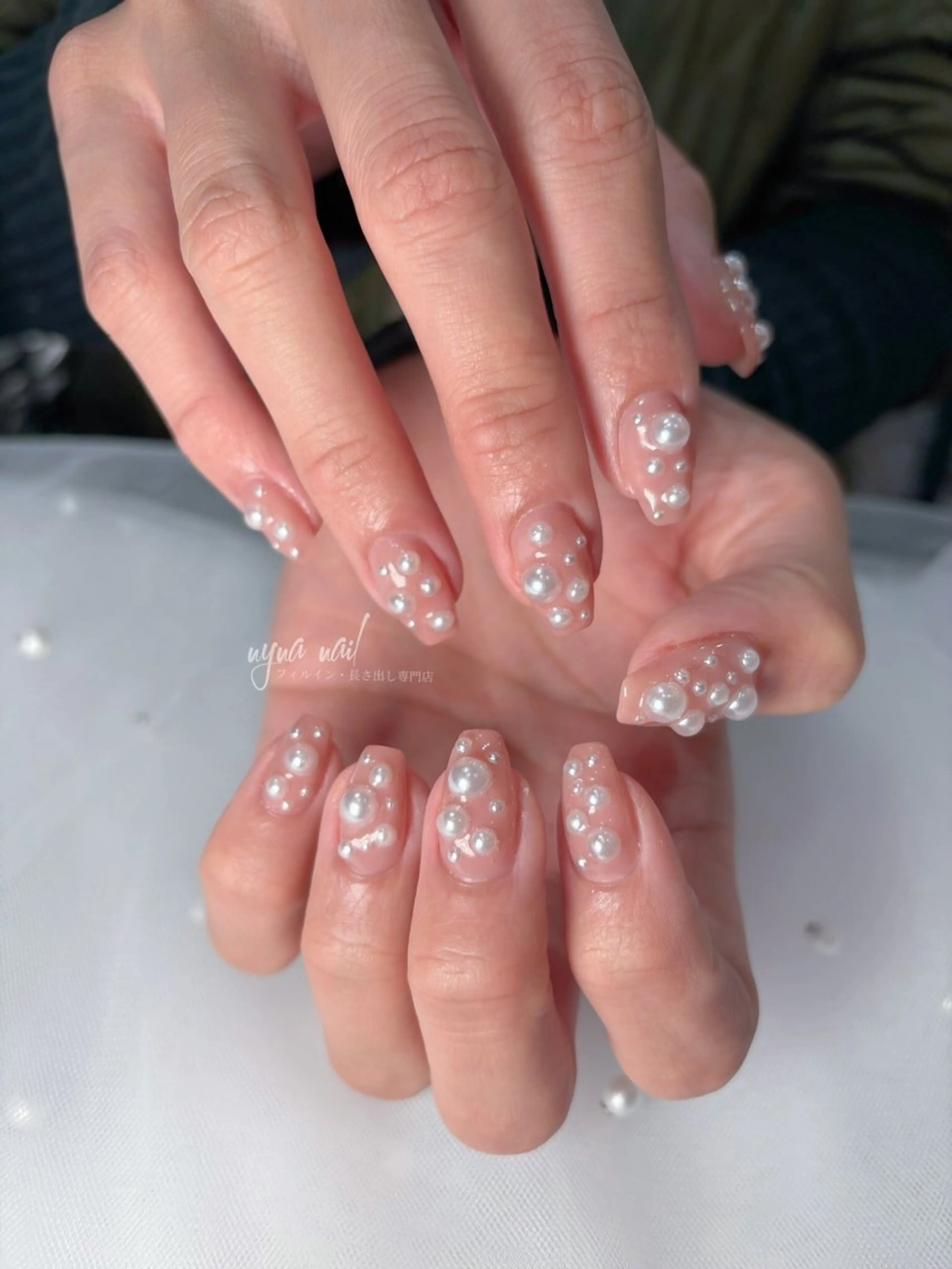 ネイル ハンドネイル 長さ出し専門 nynaのネイルデザイン