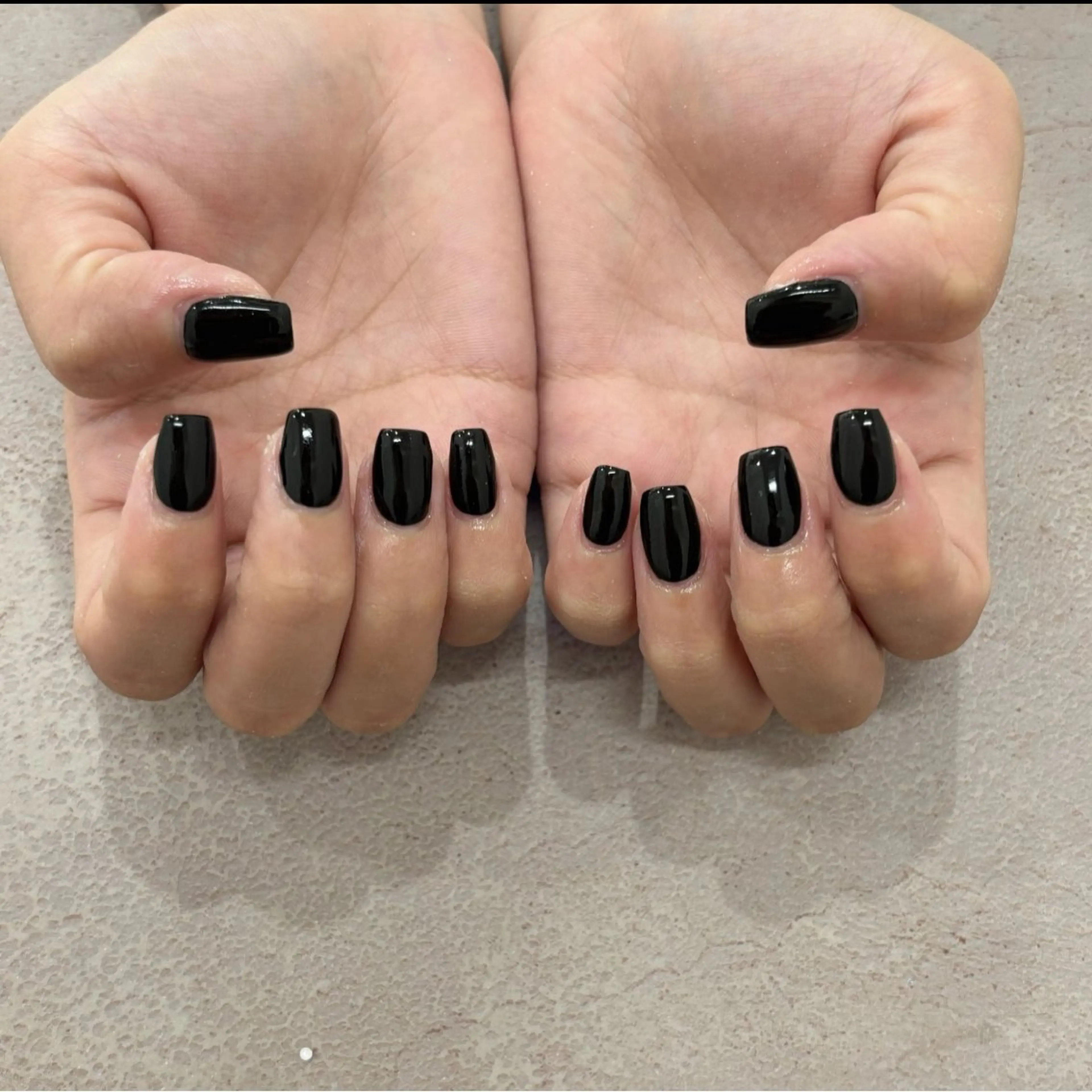 ネイル ワンカラーネイル ＿white所属・_white 上本町のネイルデザイン