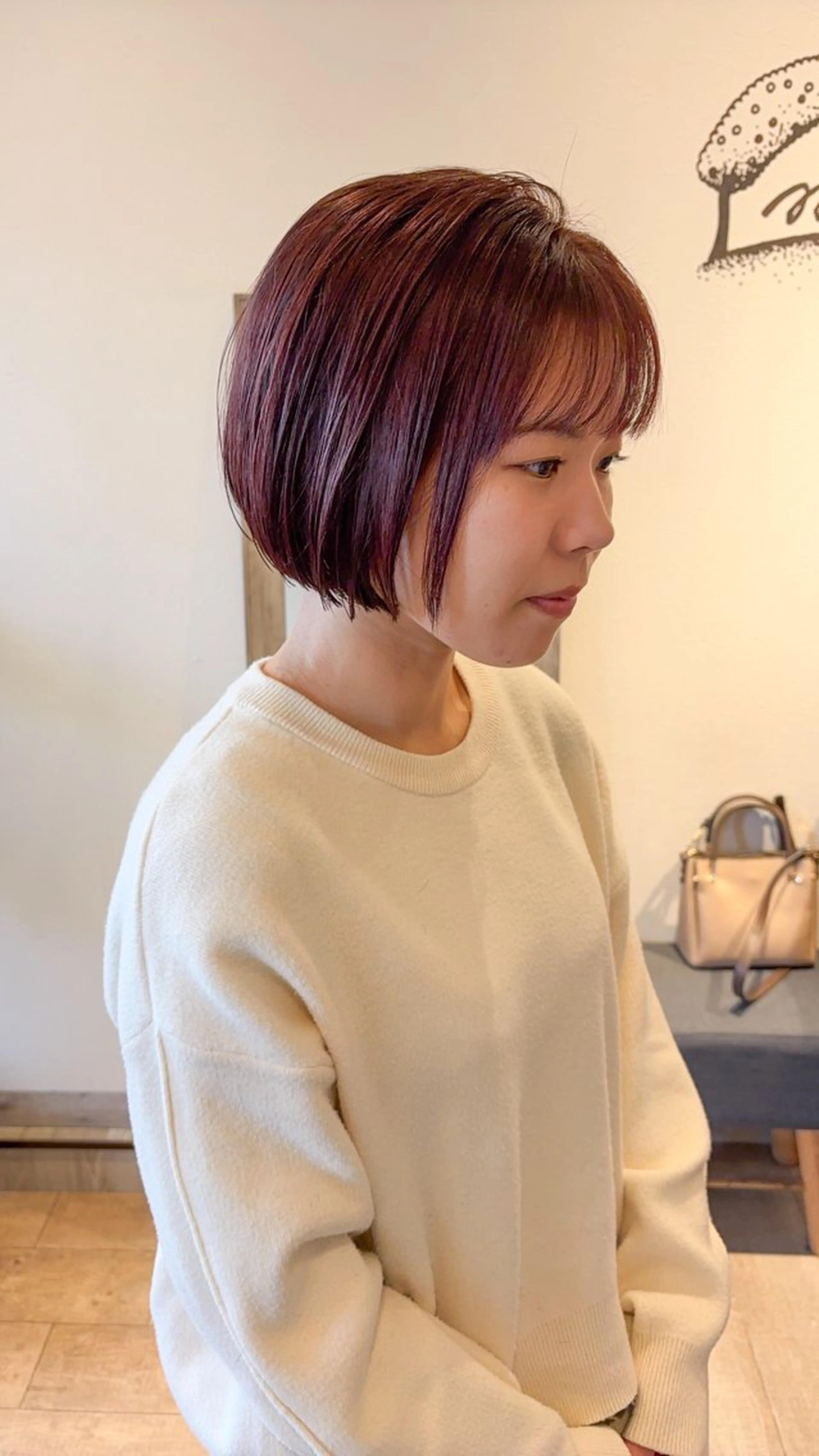 ショート カラー ショートボブ ボブ ショートヘア 小顔カット カット ヘアカラー トリートメント .iyu所属・吉祥寺小顔×ショート 🍋宮本大輔🍋のヘアスタイル