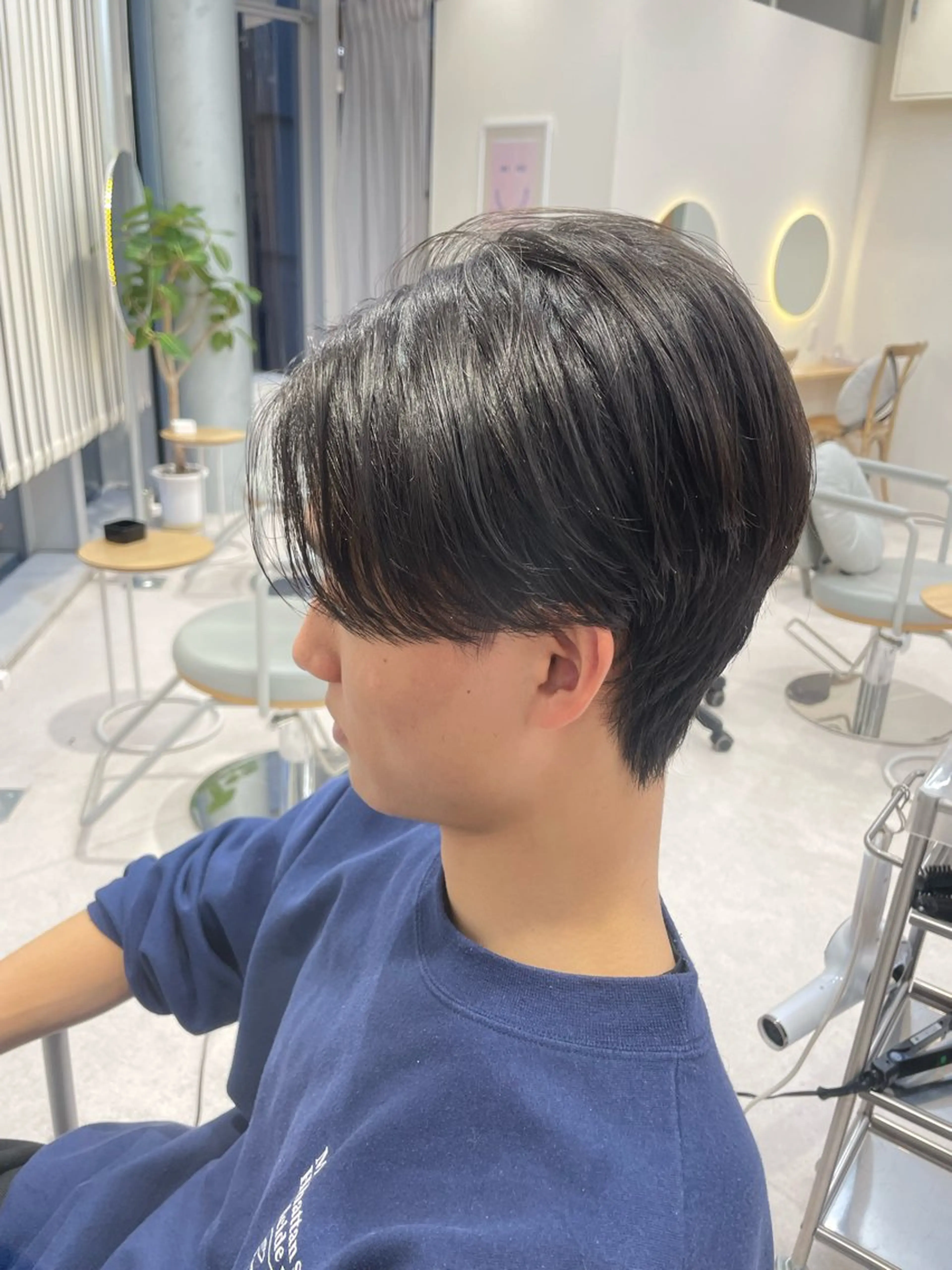 メンズ センターパート カット hana ・メンズ特化のヘアスタイル