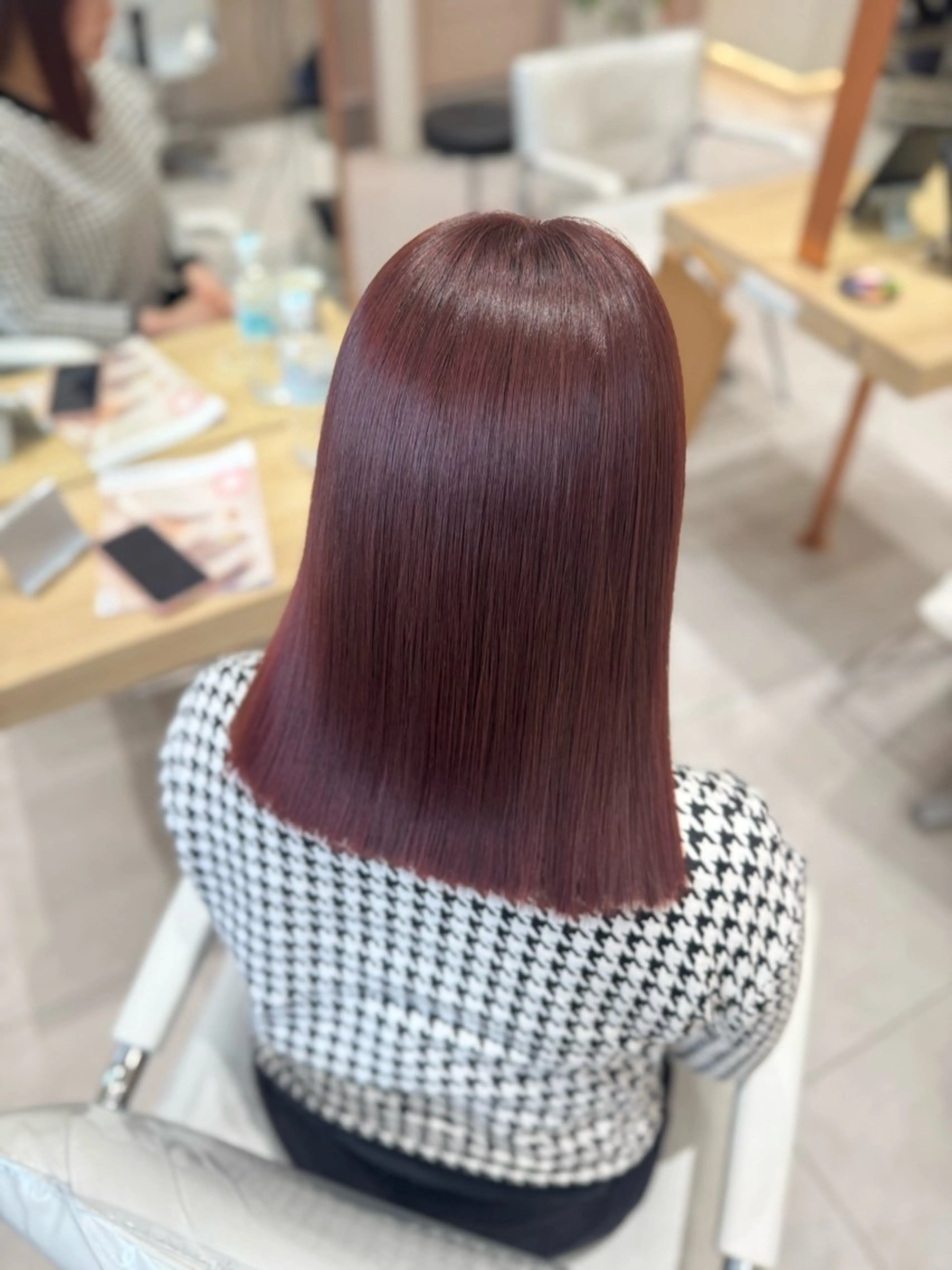 セミロング 京都河原町 髪質改善🌛‧˚花綸のヘアスタイル