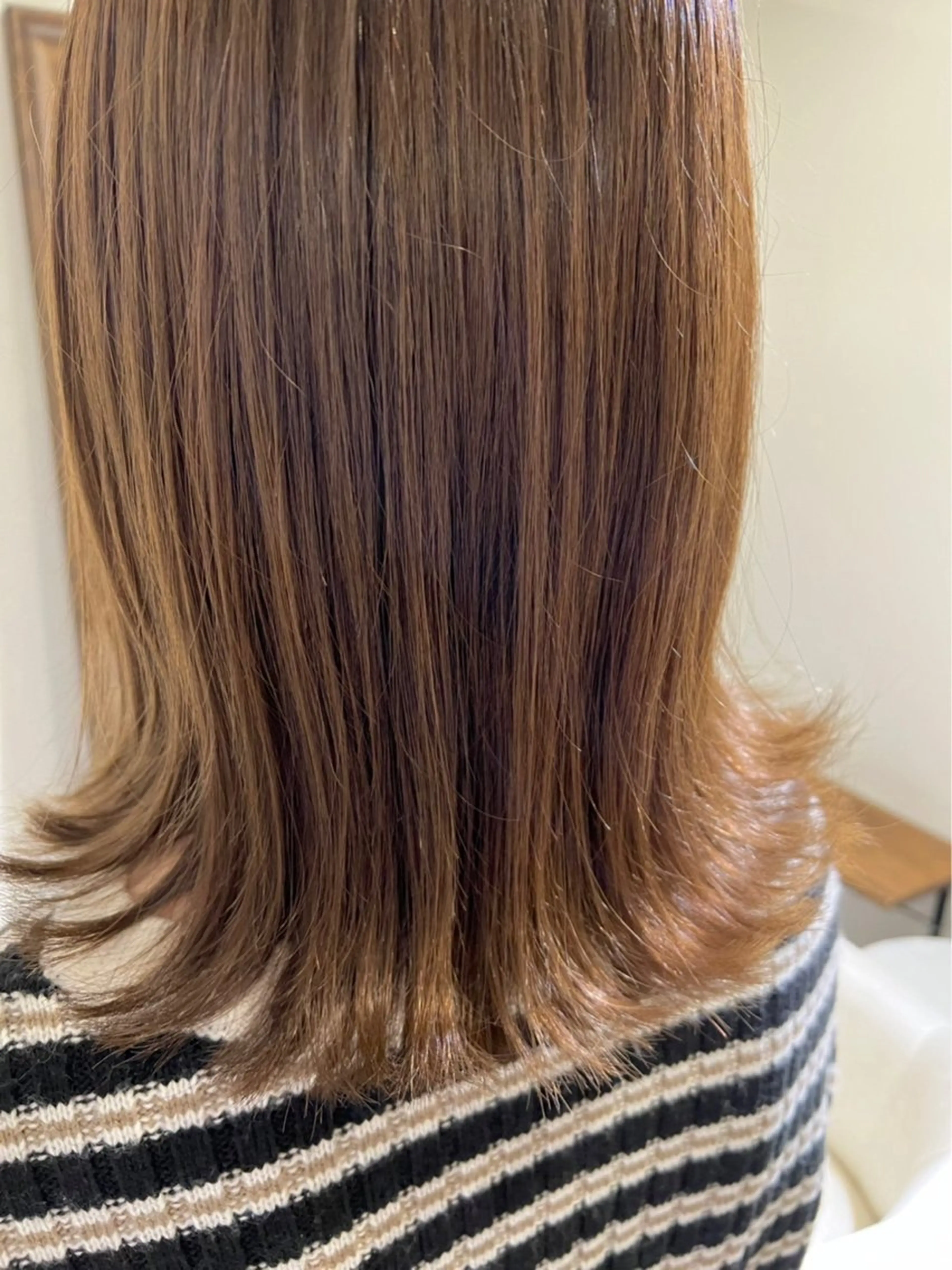 ミディアム カラー カット ヘアカラー トリートメント HairRoom辻堂 Yuyama🕊のヘアスタイル