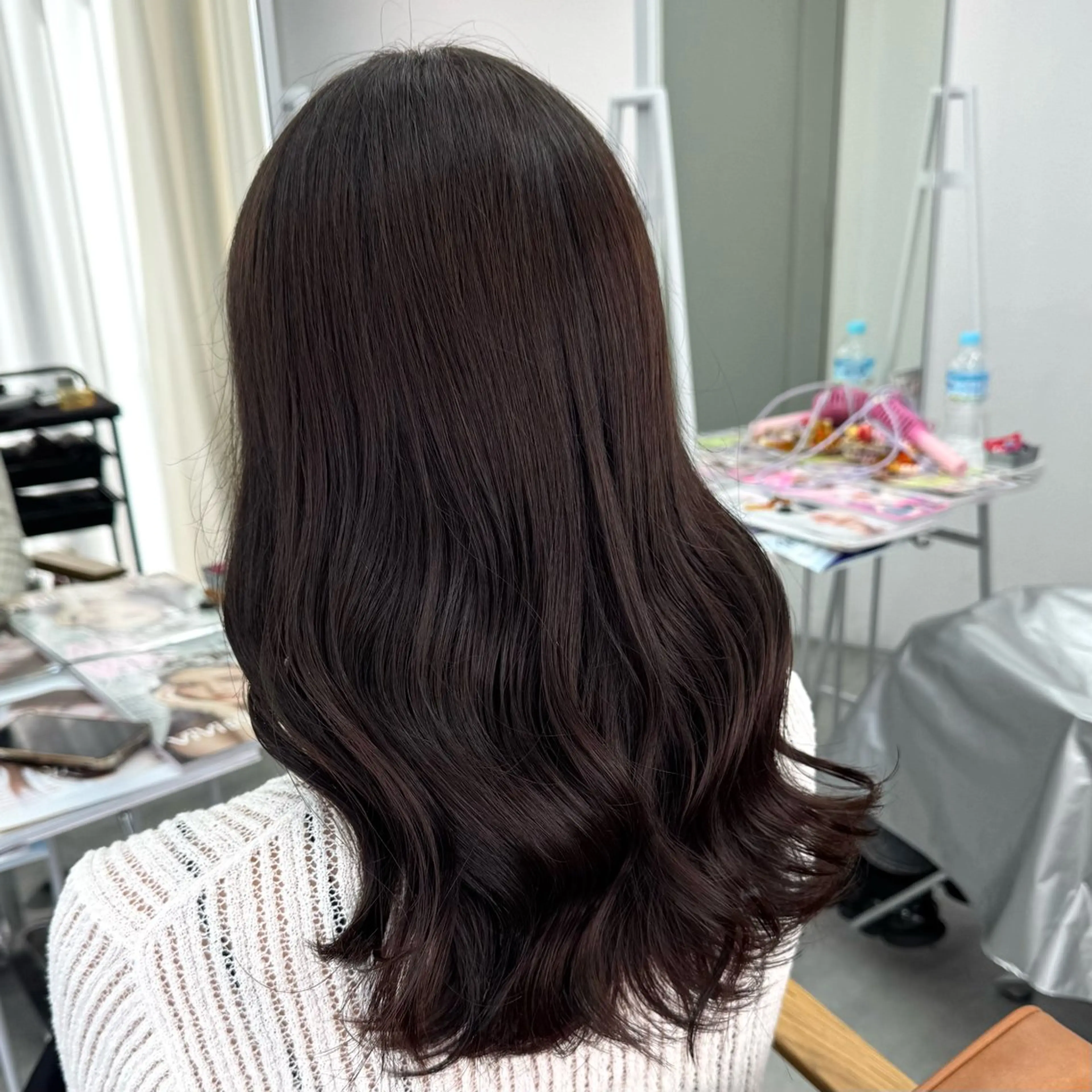 ロング カラー ヘアアレンジ ヘアカラー ブリーチなしカラー /ベージュ/安形翔のヘアスタイル