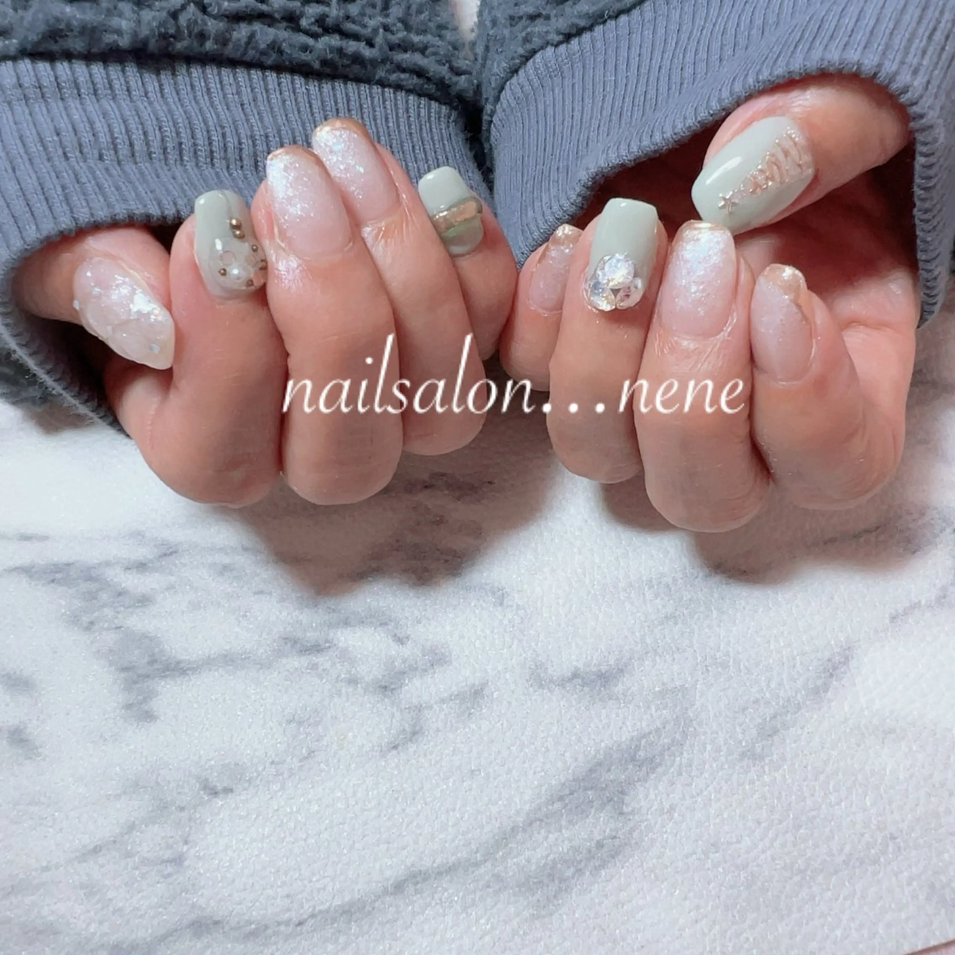 ネイル 冬ネイル クリスマス nailsalon ...neneのネイルデザイン