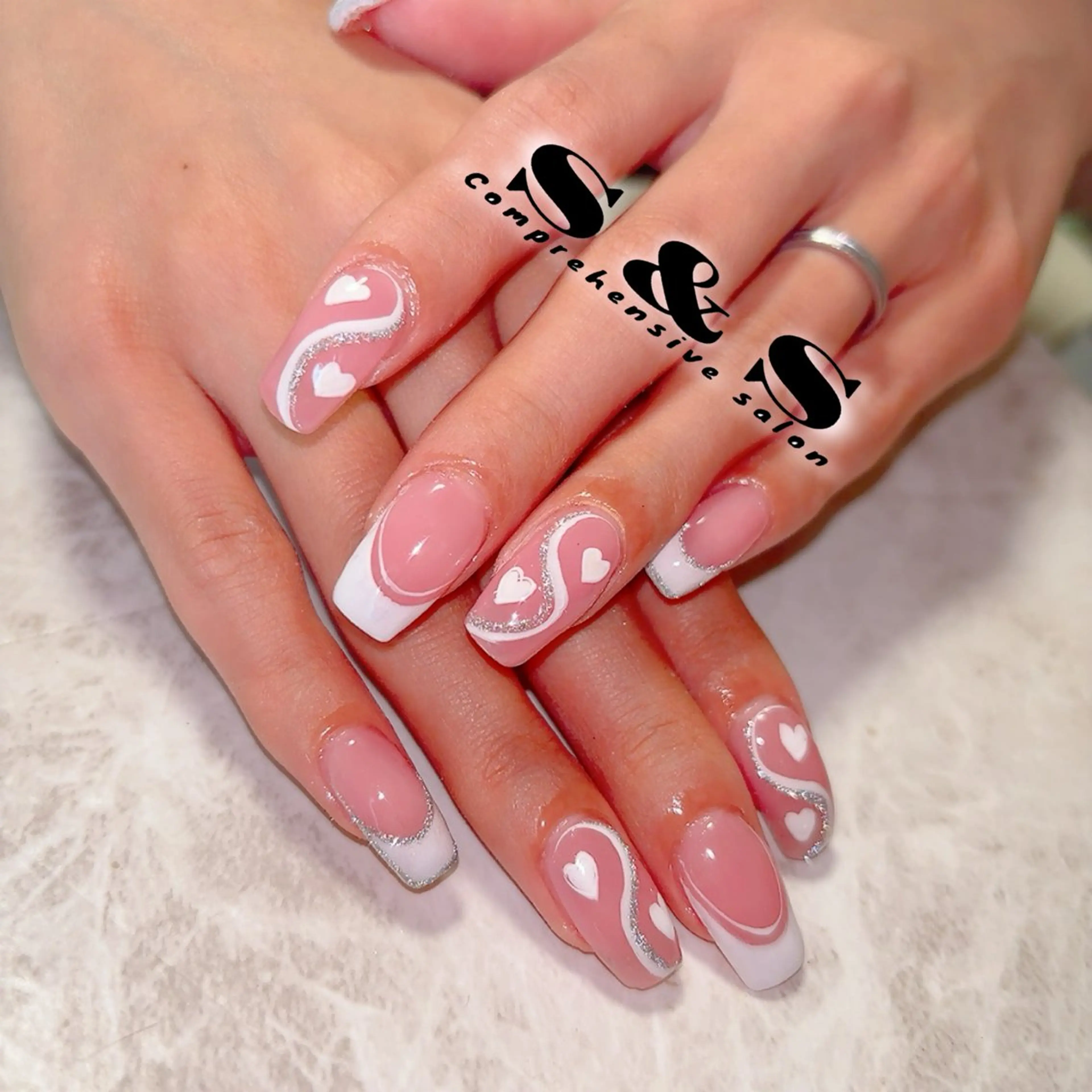 ネイル フラッシュネイル ハート S&S 村田小百合のネイルデザイン