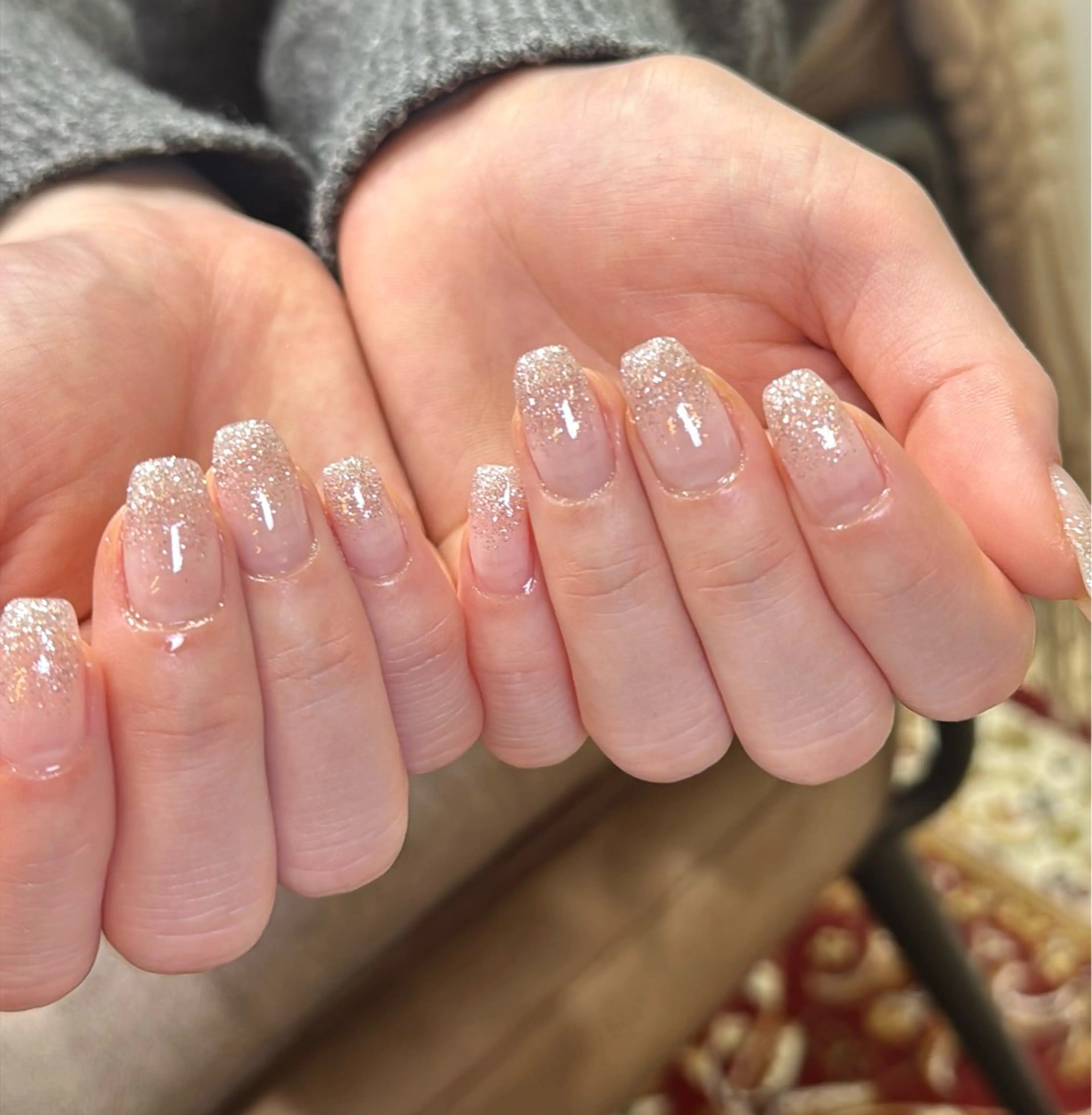 ネイル オフィスネイル シンプルネイル バレンタイン ハンドネイル NutNut 原宿/北参道【ナットナット】所属・清水 夏澪のネイルデザイン