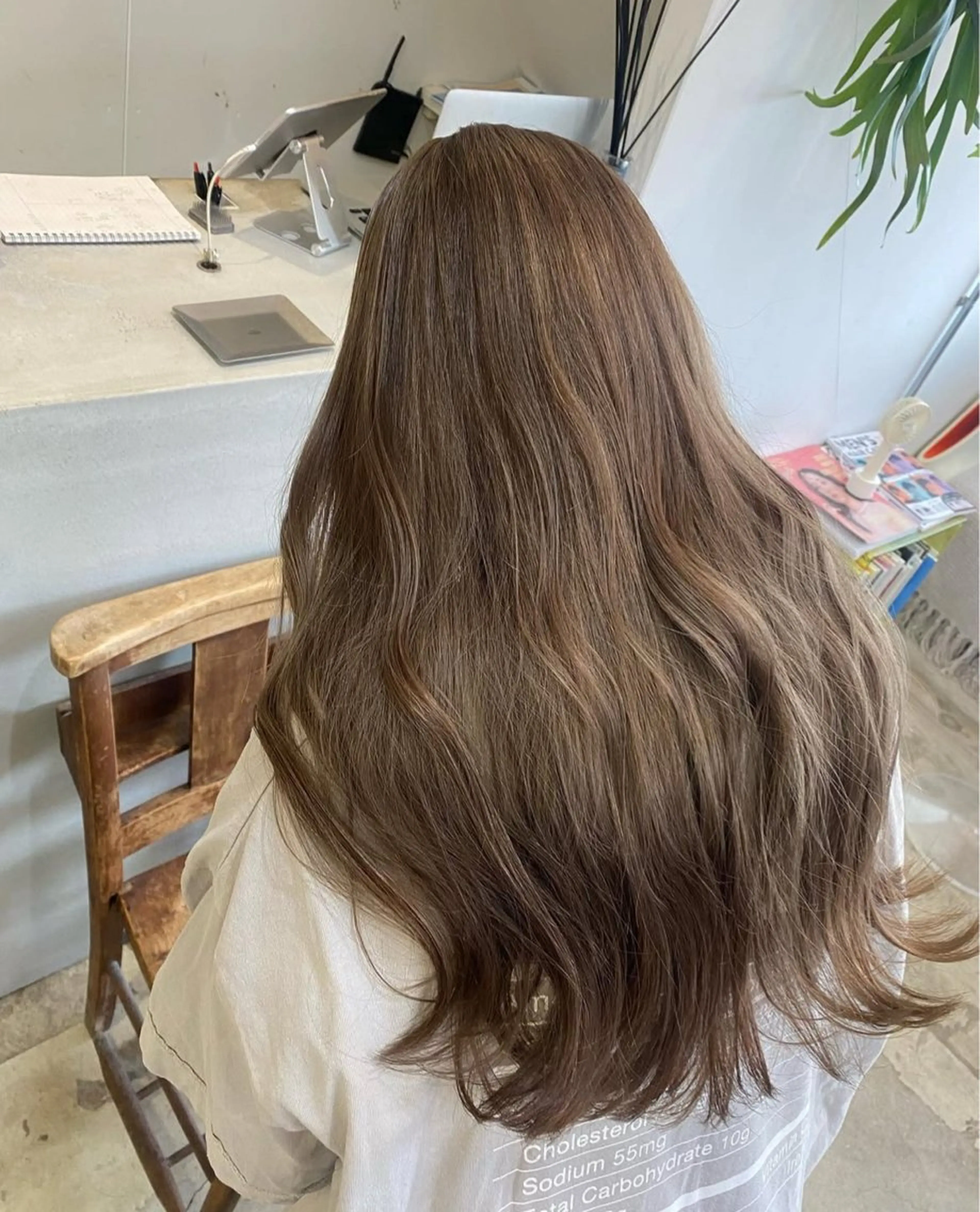 ロング カラー Rune清水所属・Rune シュトウダイチのヘアスタイル