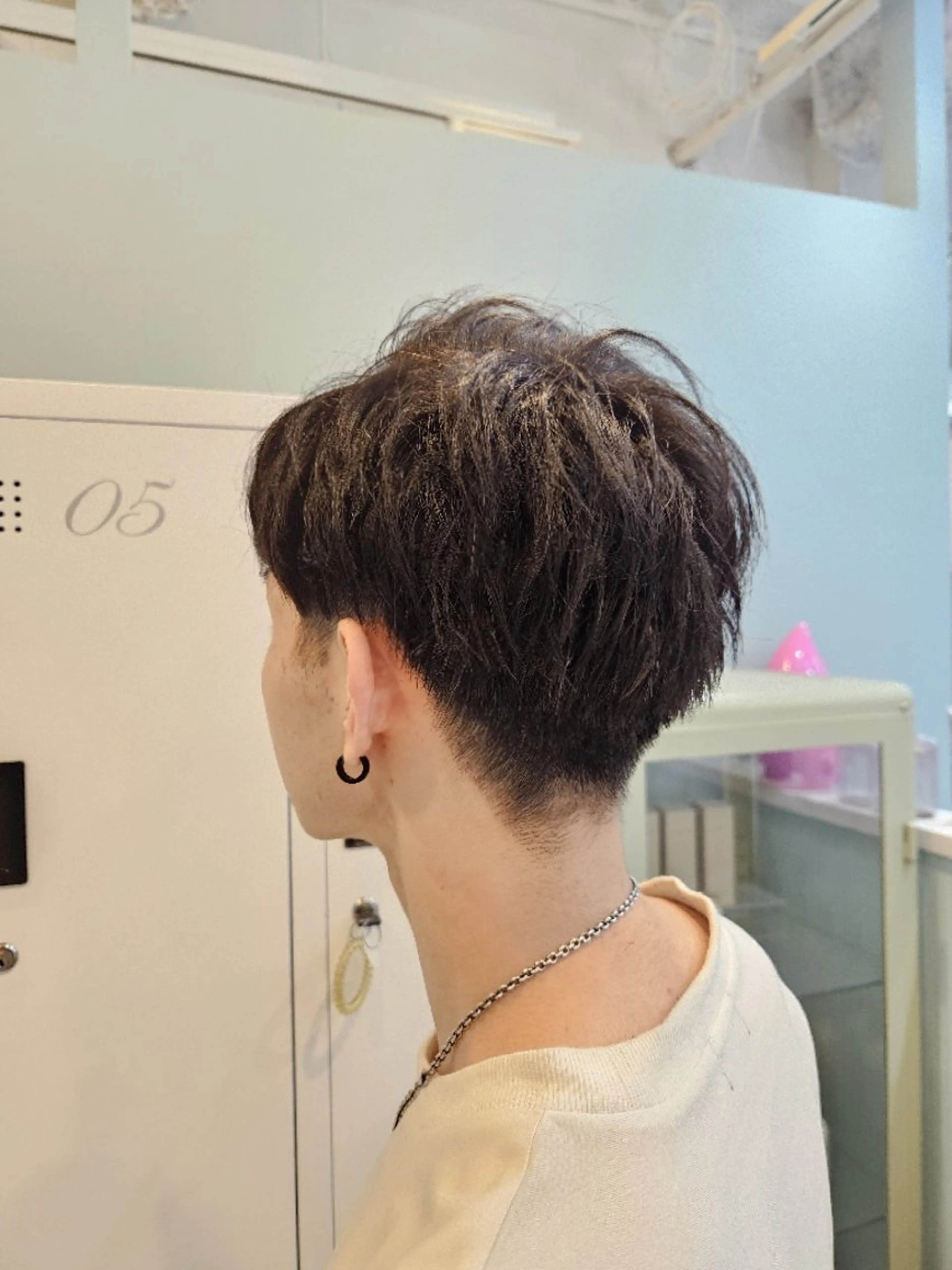 メンズ アップバング センターパート メンズ韓国風 カット ミク🇰🇷 /Agu hairのヘアスタイル