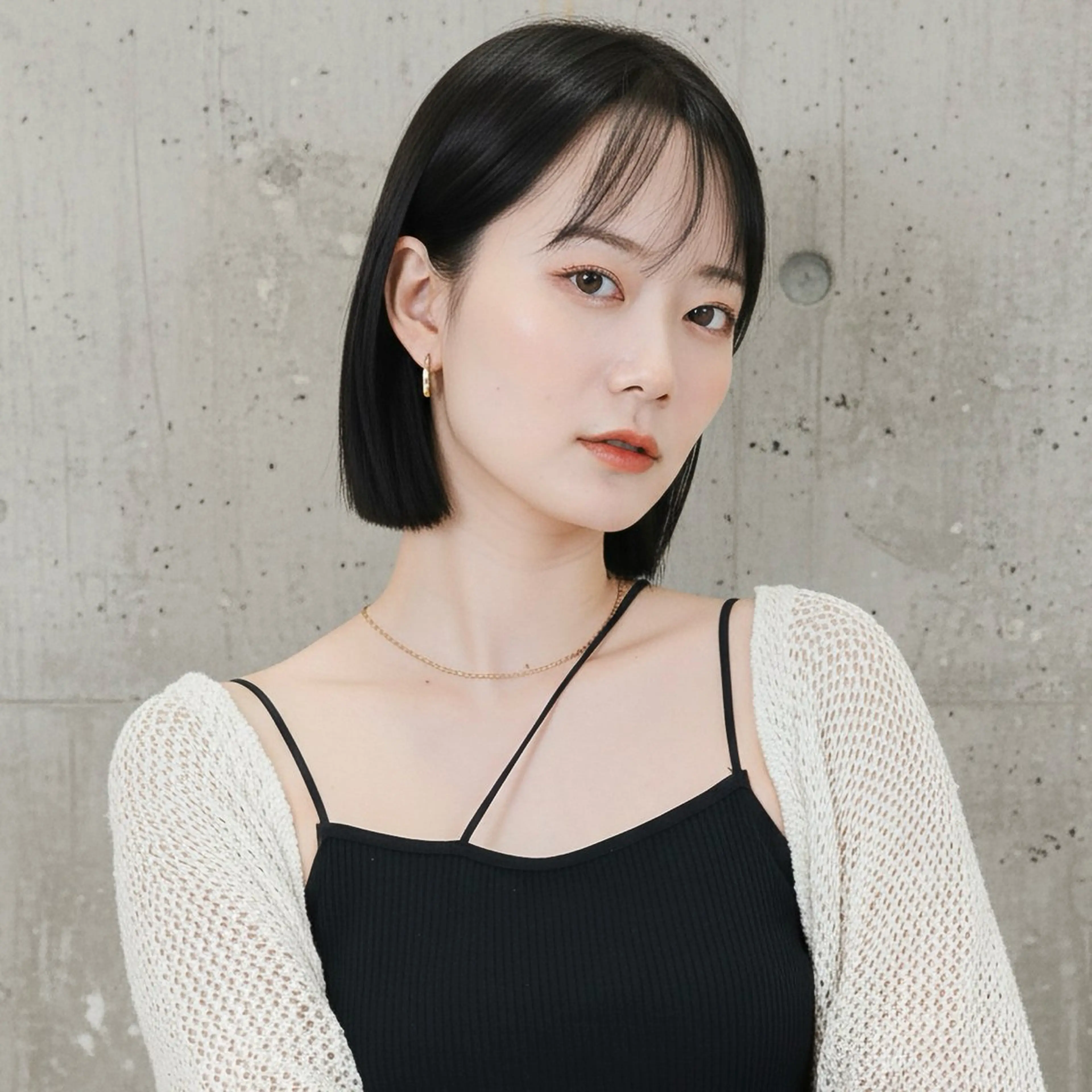 ミディアム 似合わせカット カット 髪質改善カラー/艶髪 /レイヤー/新免世翔のヘアスタイル