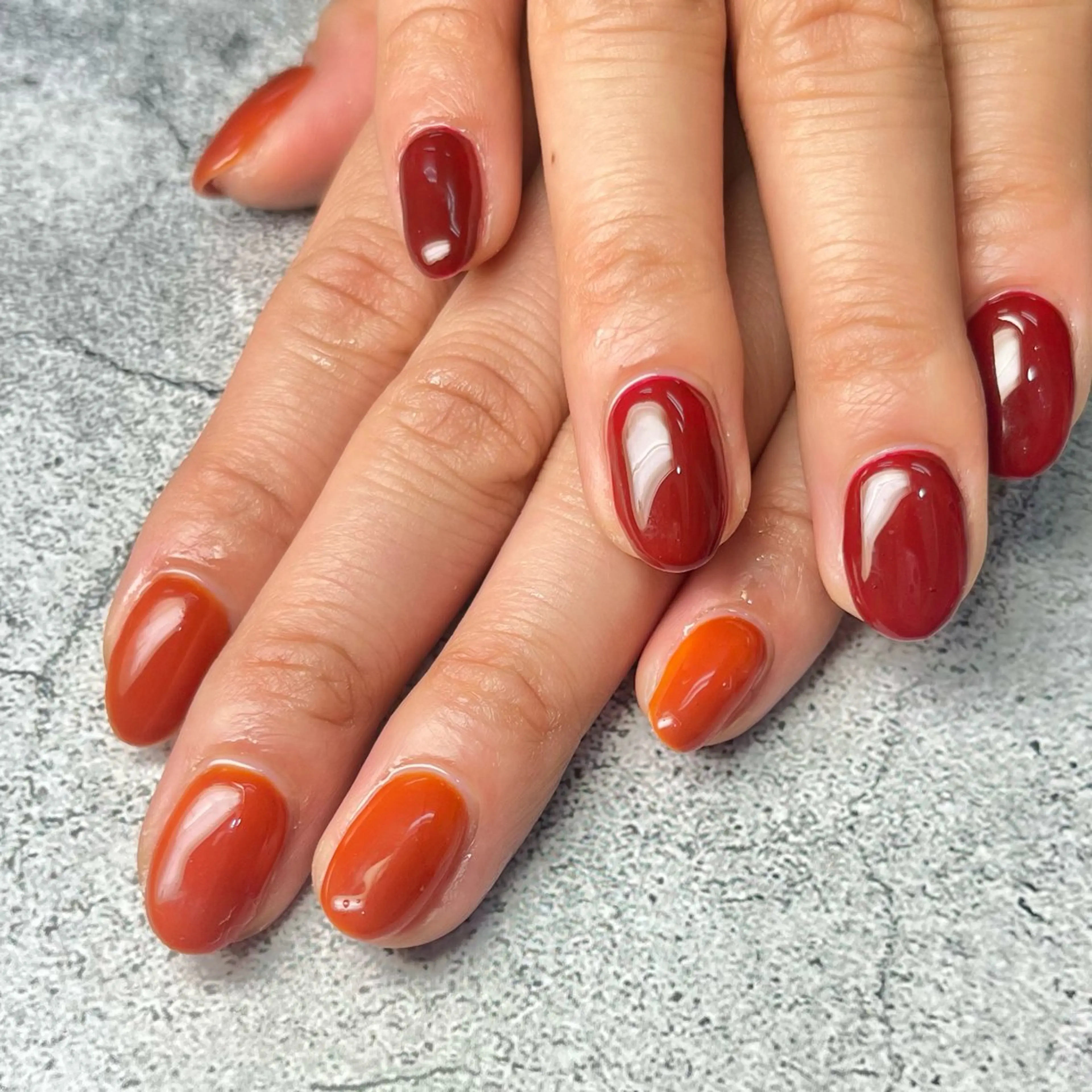 ネイル ハンドネイル Queen nail 北堀江 ASUKAのネイルデザイン