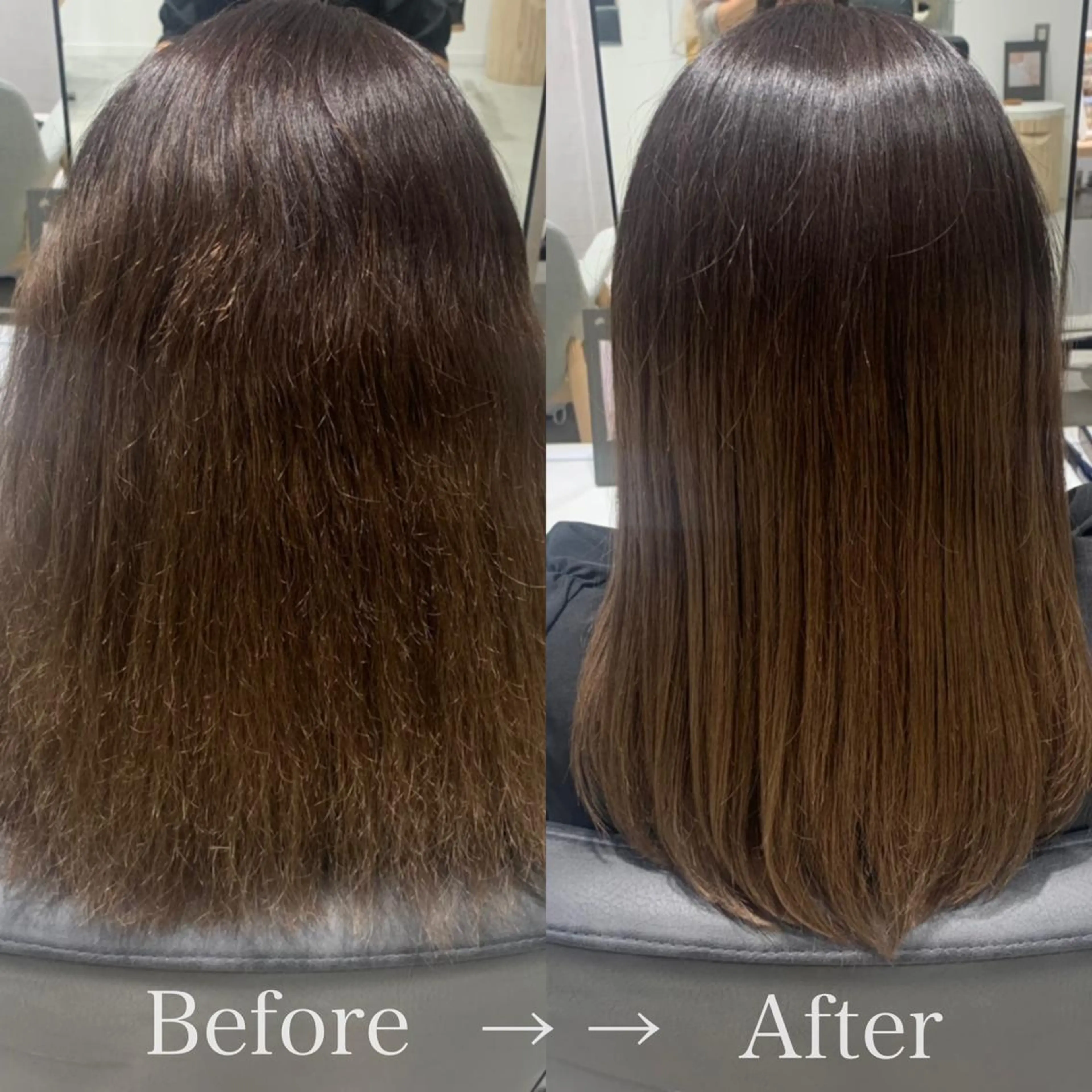 ロング ボブ/美髪矯正 /佐藤　奈巳のヘアスタイル