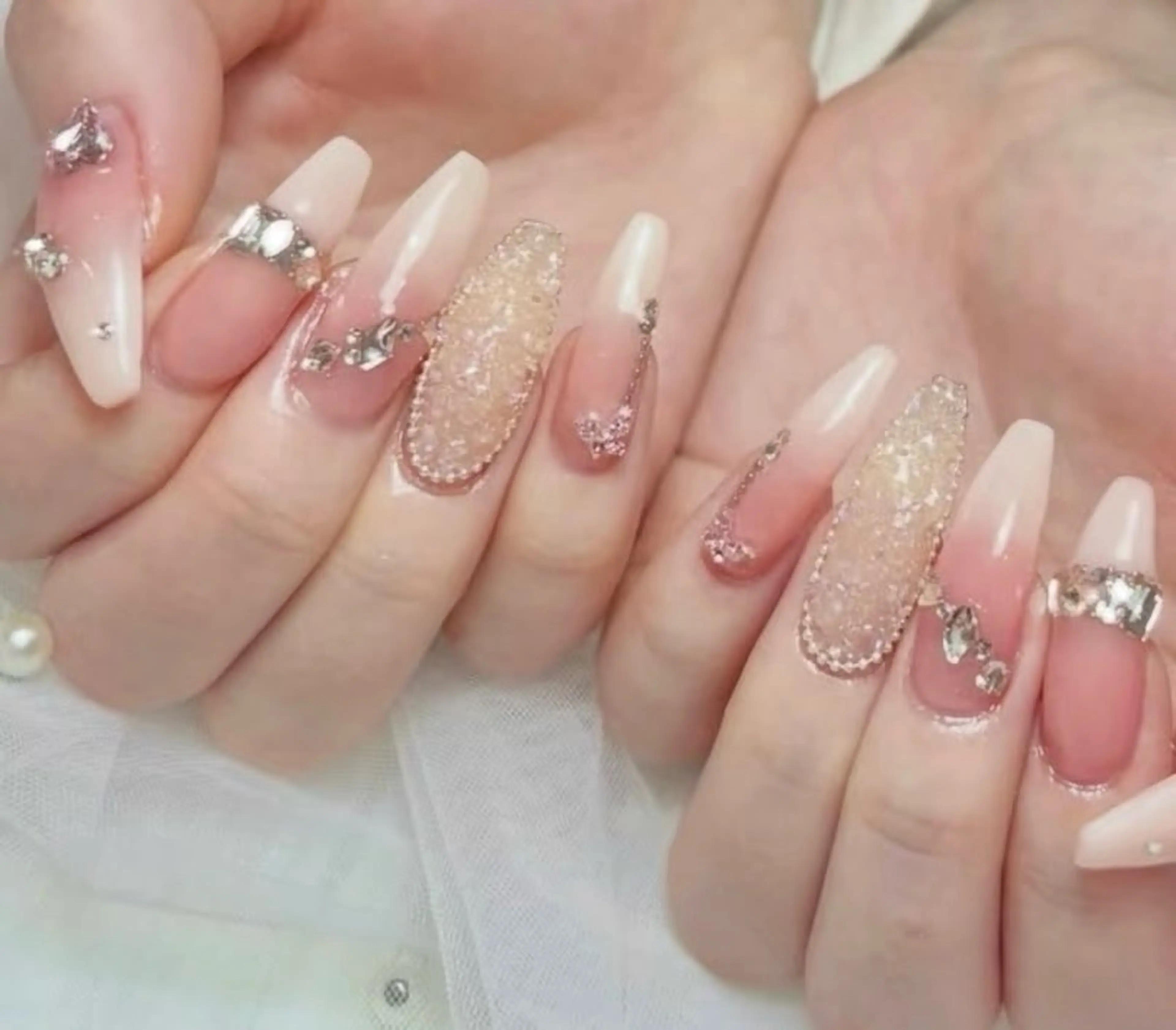 ネイル ハンドネイル 長さだし/持込/ ins風ネイル/Umのネイルデザイン