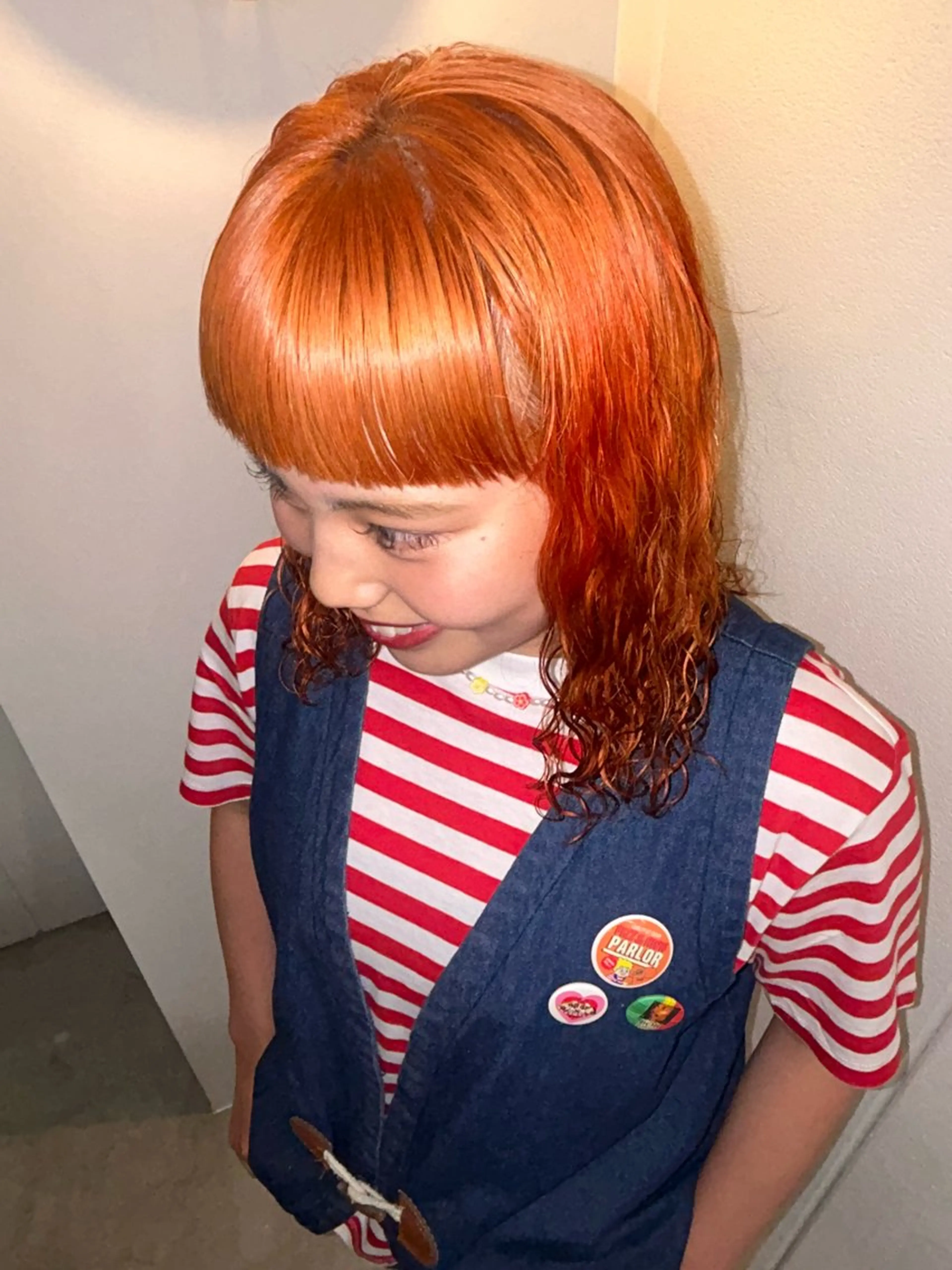 ミディアム ヘアカラー トリートメント tenn 栄店所属・mao/栄/tenn /暖色/ハイトーンのヘアスタイル