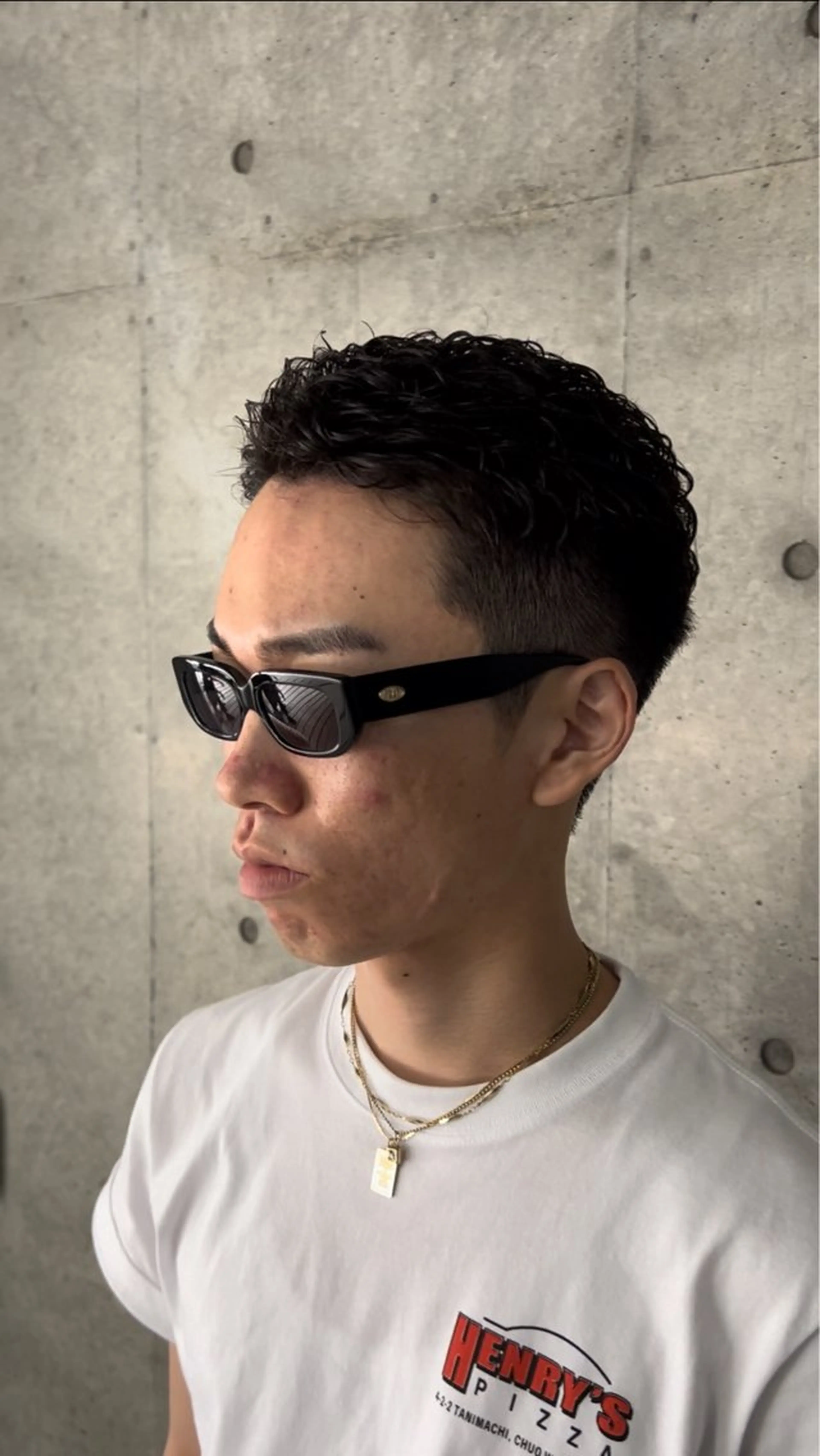 ショート パーマ メンズ メンズパーマ DIECE  SHIBUYA所属・小野寺 彗人のヘアスタイル