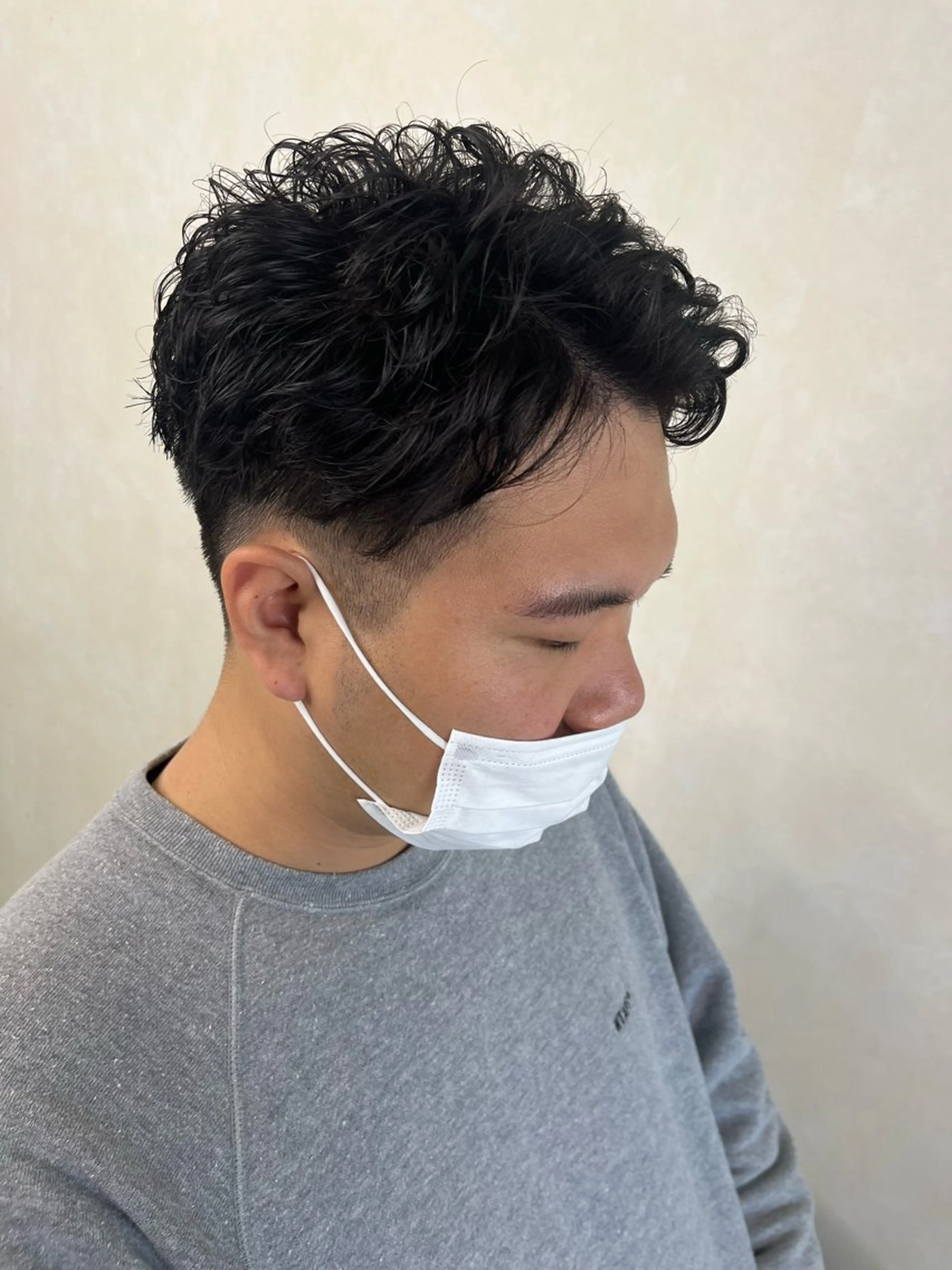 ショート パーマ メンズ メンズパーマ 刈り上げ カット パーマ メンズ特化✨パーマス タイル大得意安田海斗のヘアスタイル