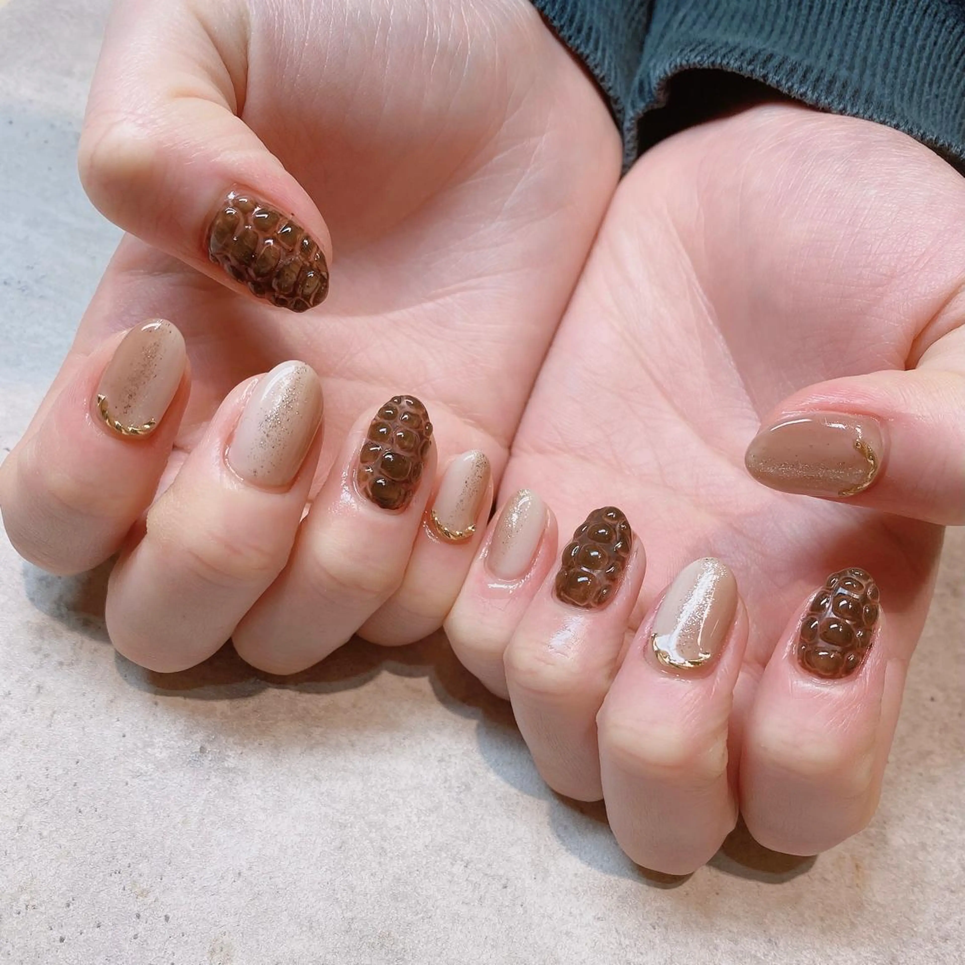 ネイル among アマン所属・lecoa_ kana／amongのネイルデザイン