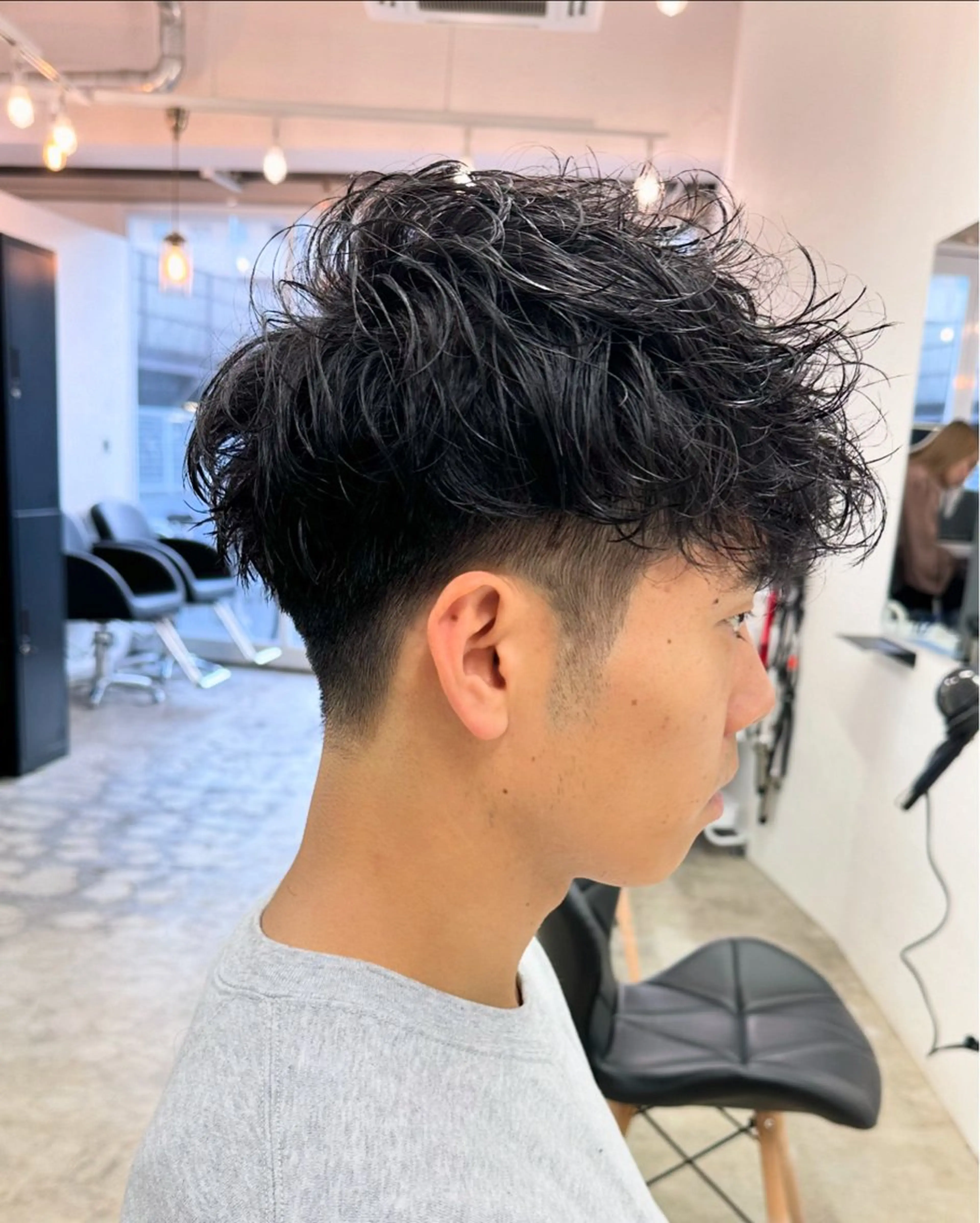 ショート メンズ メンズパーマ ✂️大人のデザイン vivid✂️のヘアスタイル