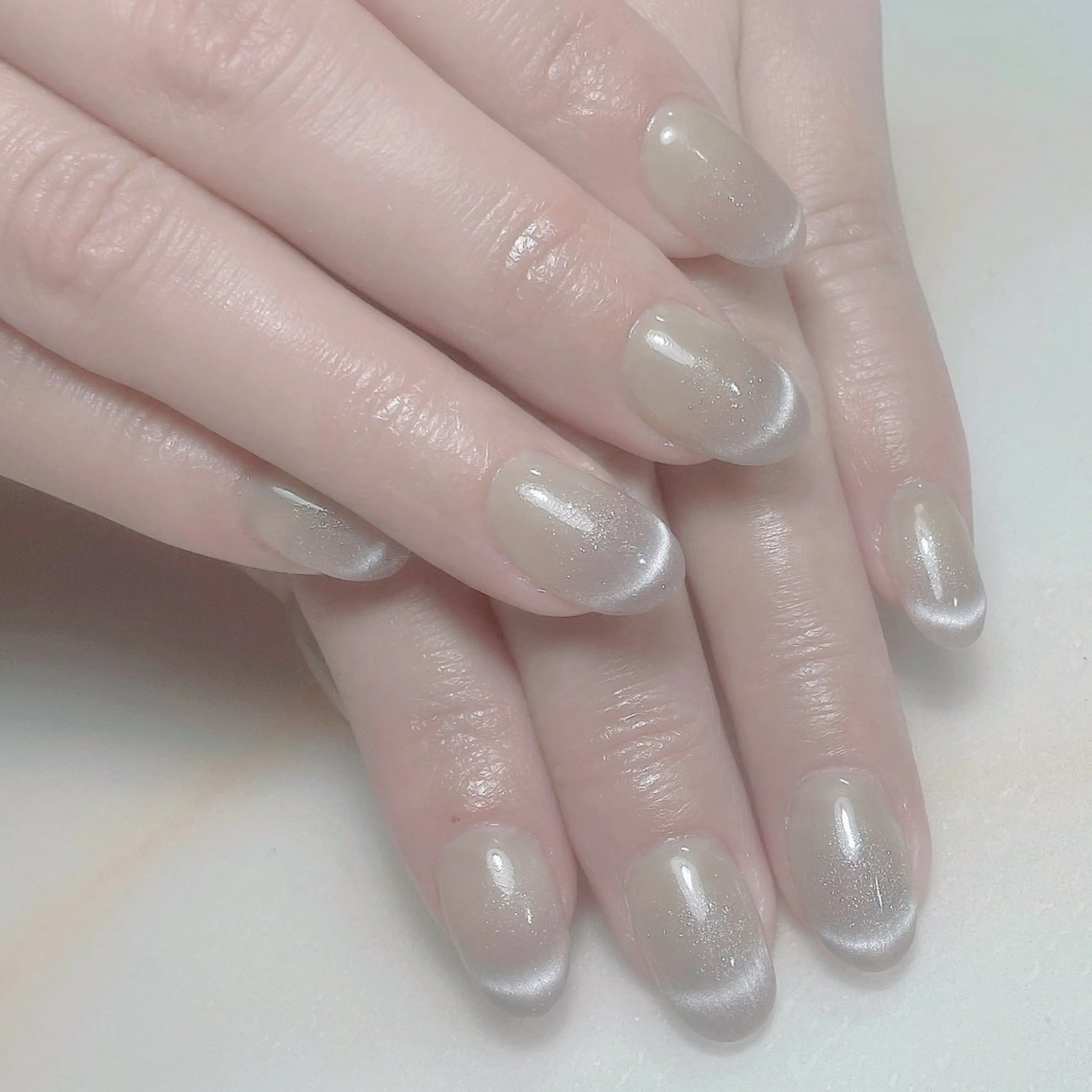 ネイル アートネイル フレンチネイル ジェルネイル グラデーション 韓国ネイル ハンドネイル 久保田 マリコのネイルデザイン