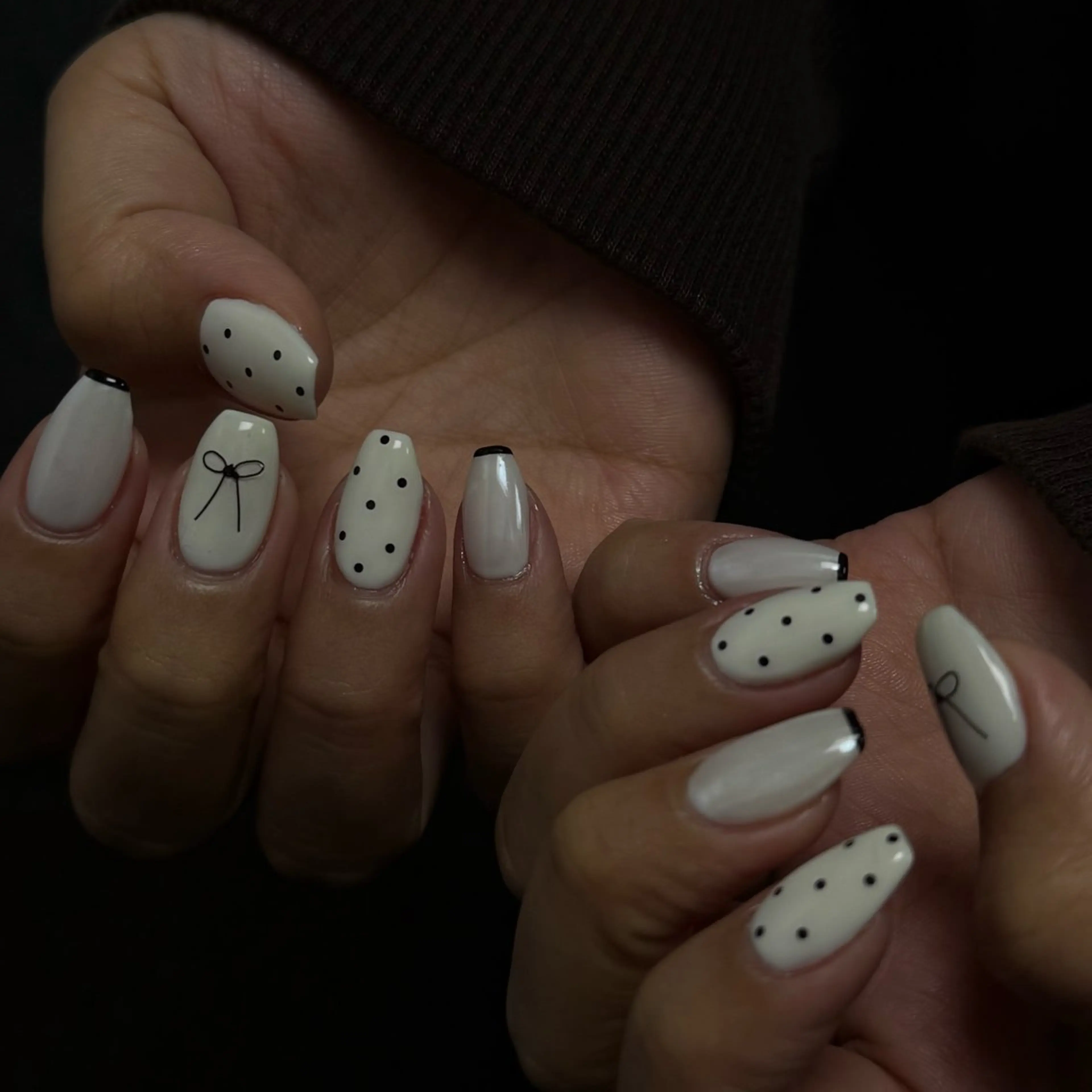 ネイル リボン ハンドネイル AZ Nail aoiのネイルデザイン