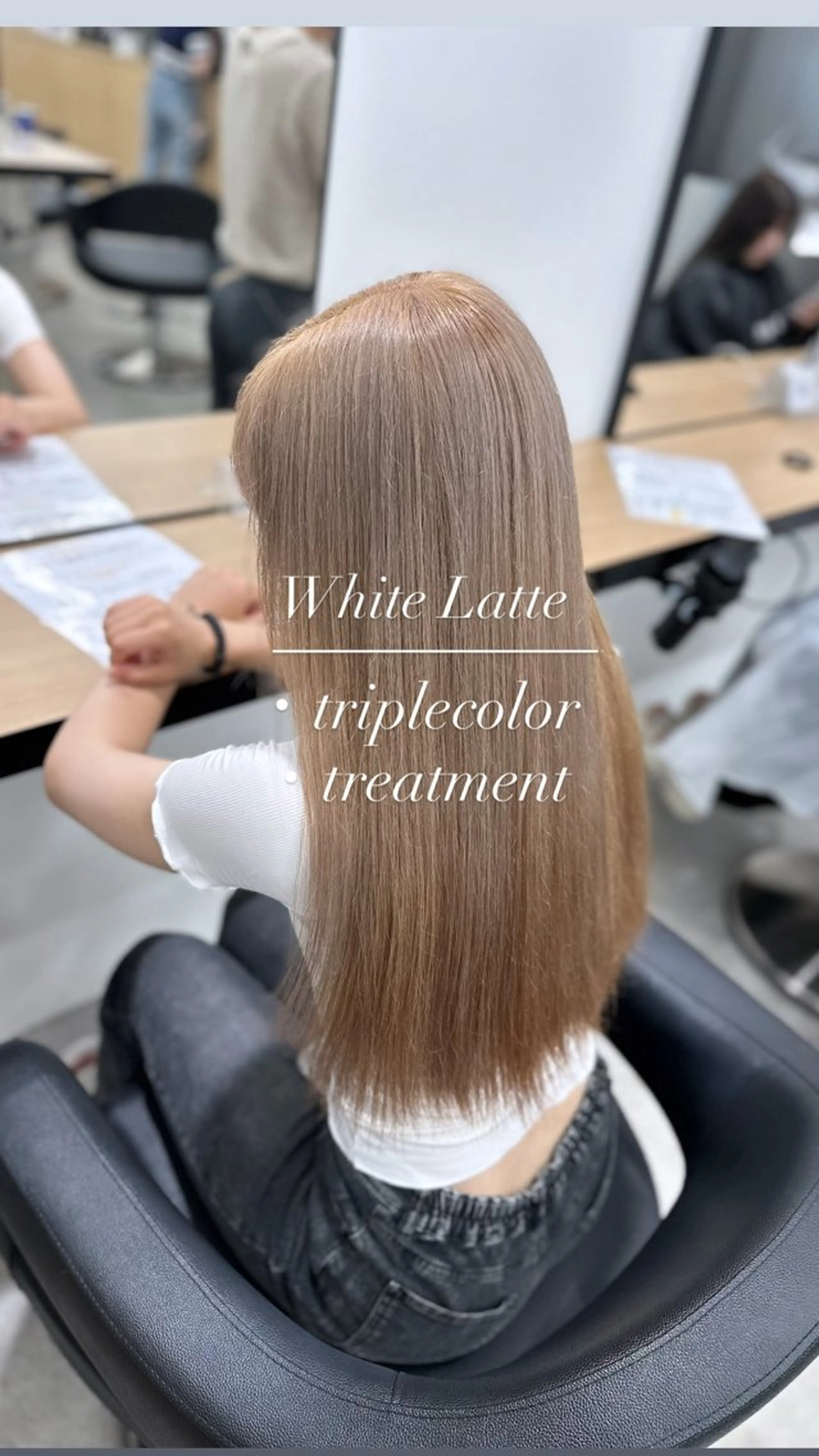 ロング カラー ヘアカラー トリートメント NAMI🤎ブラウン &ミルクティー🤍のヘアスタイル