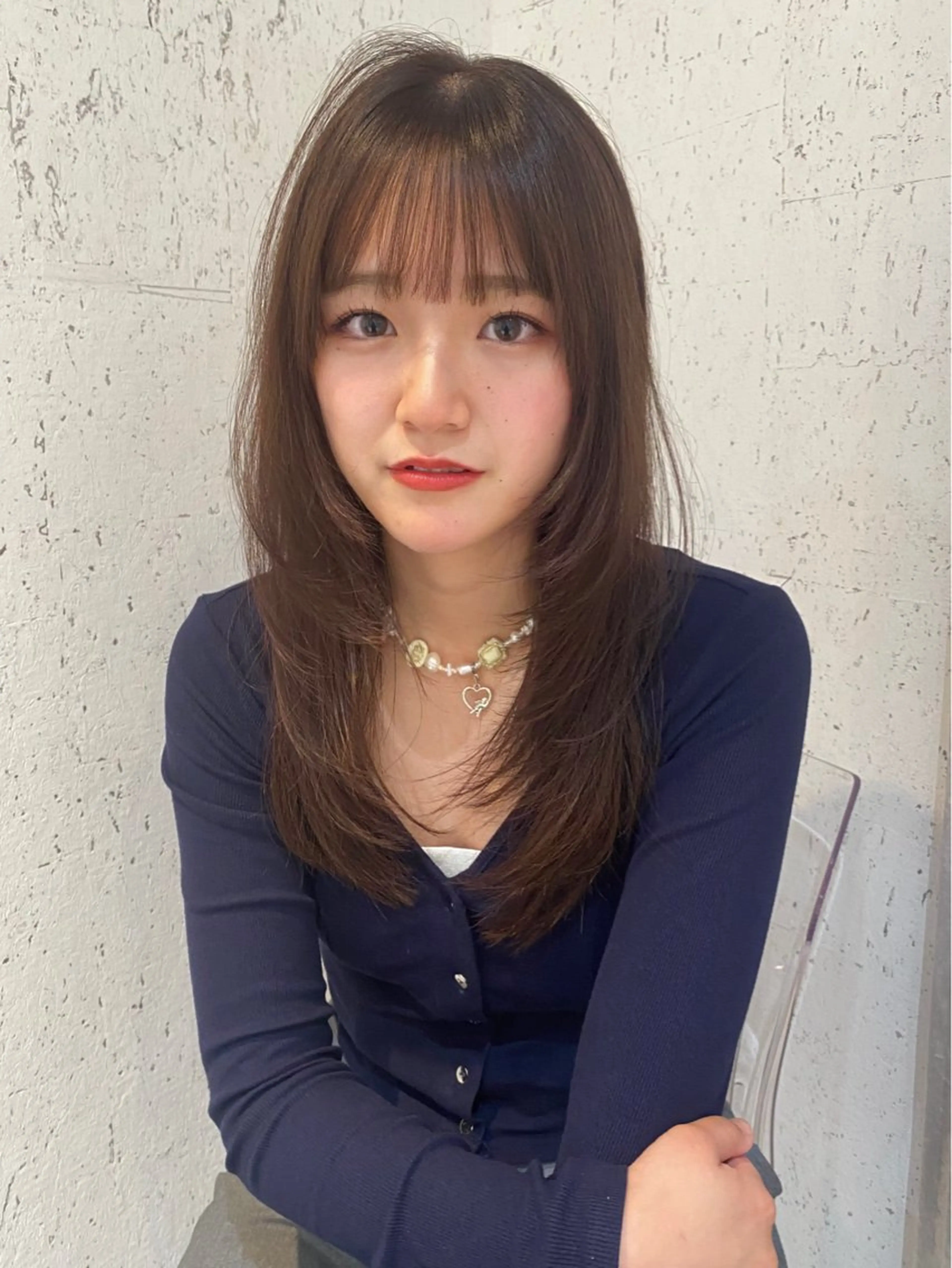 ロング カラー 似合わせカット カット ヘアカラー トリートメント mai / linoah˚✧のヘアスタイル