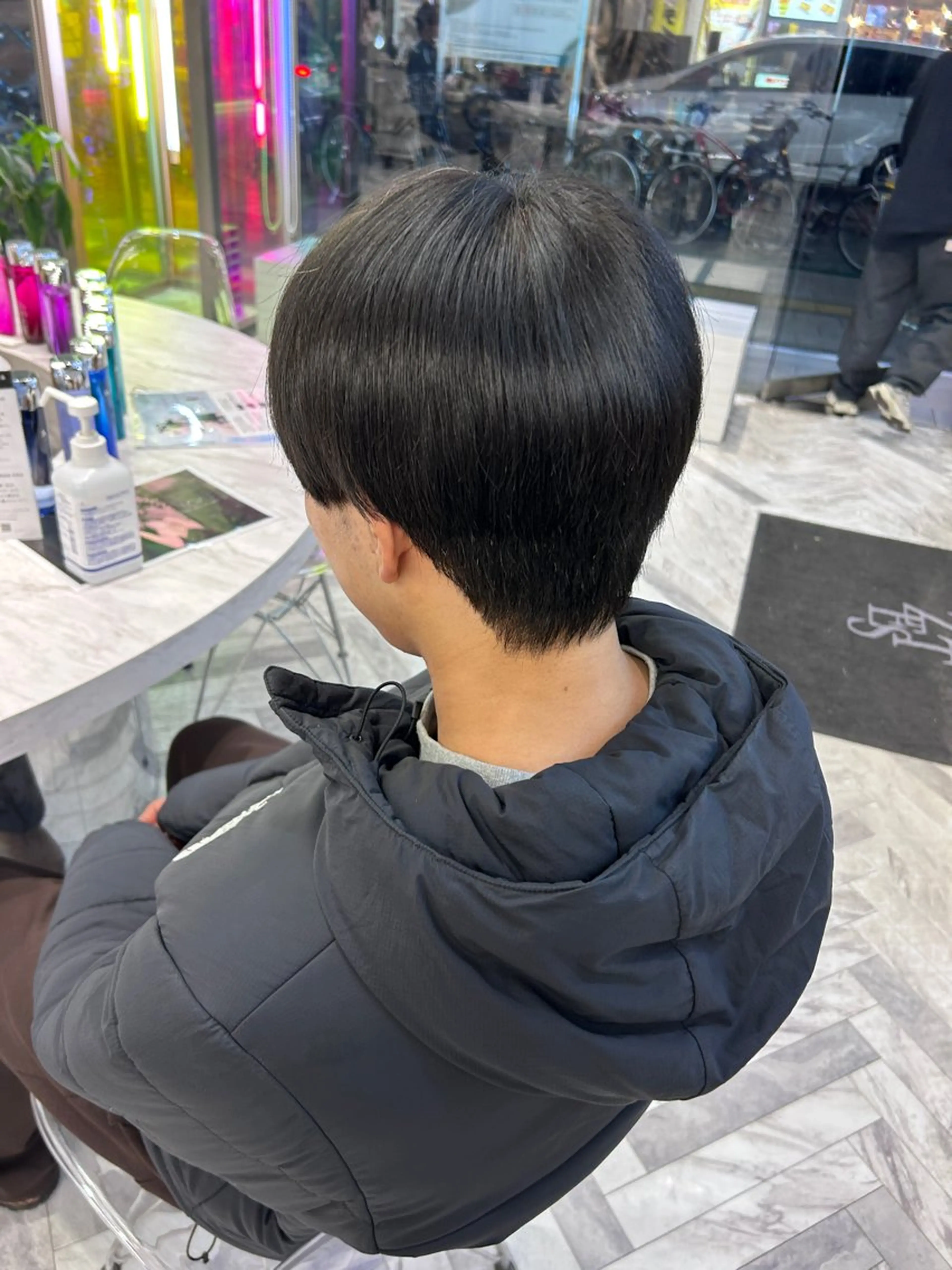 ショート カラー パーマ メンズ カット 冬っぽカラー/ マツエク/ゆきなのマツエク・マツパデザイン