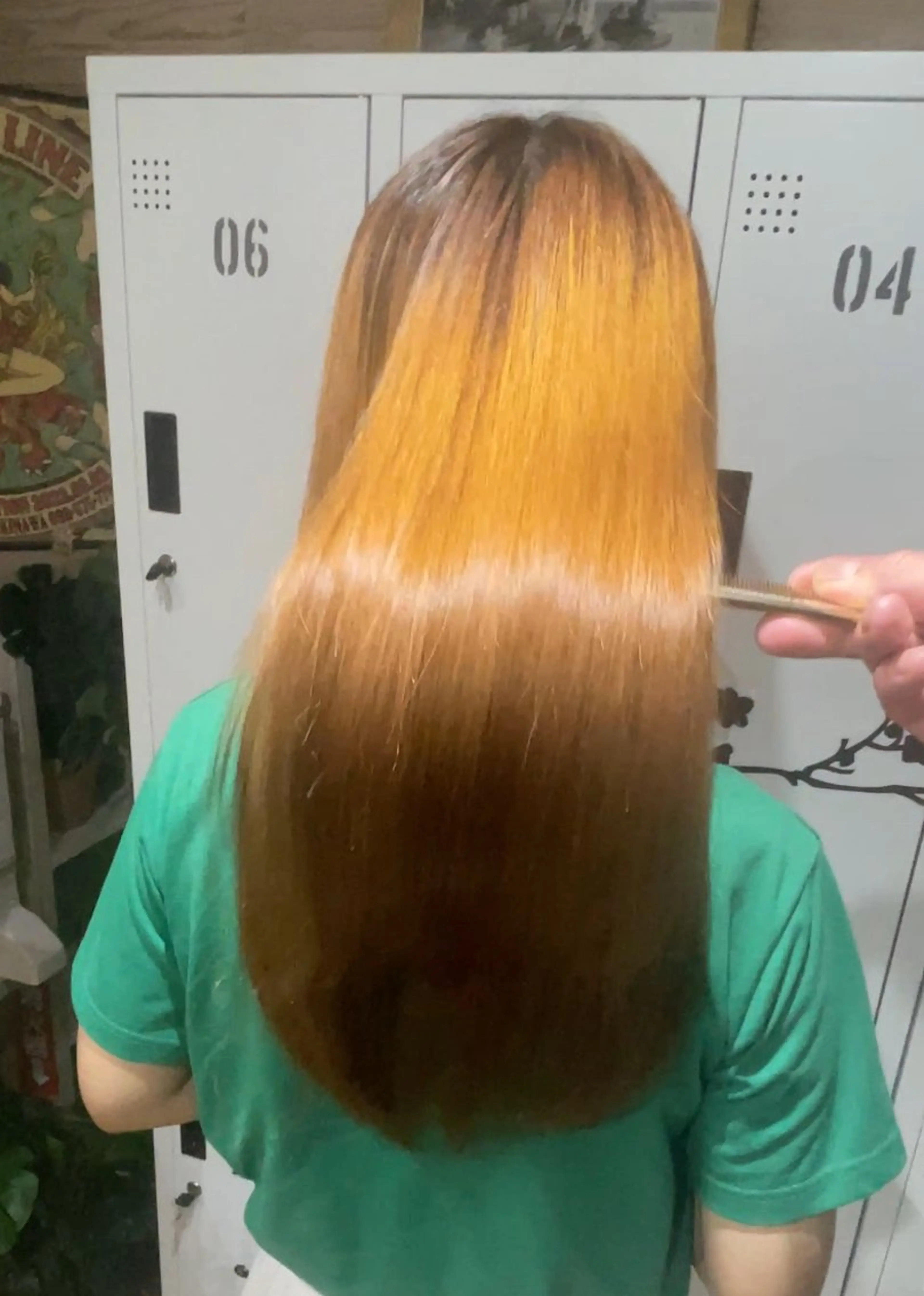 ロング 縮毛矯正 トリートメント NAO ☆のヘアスタイル