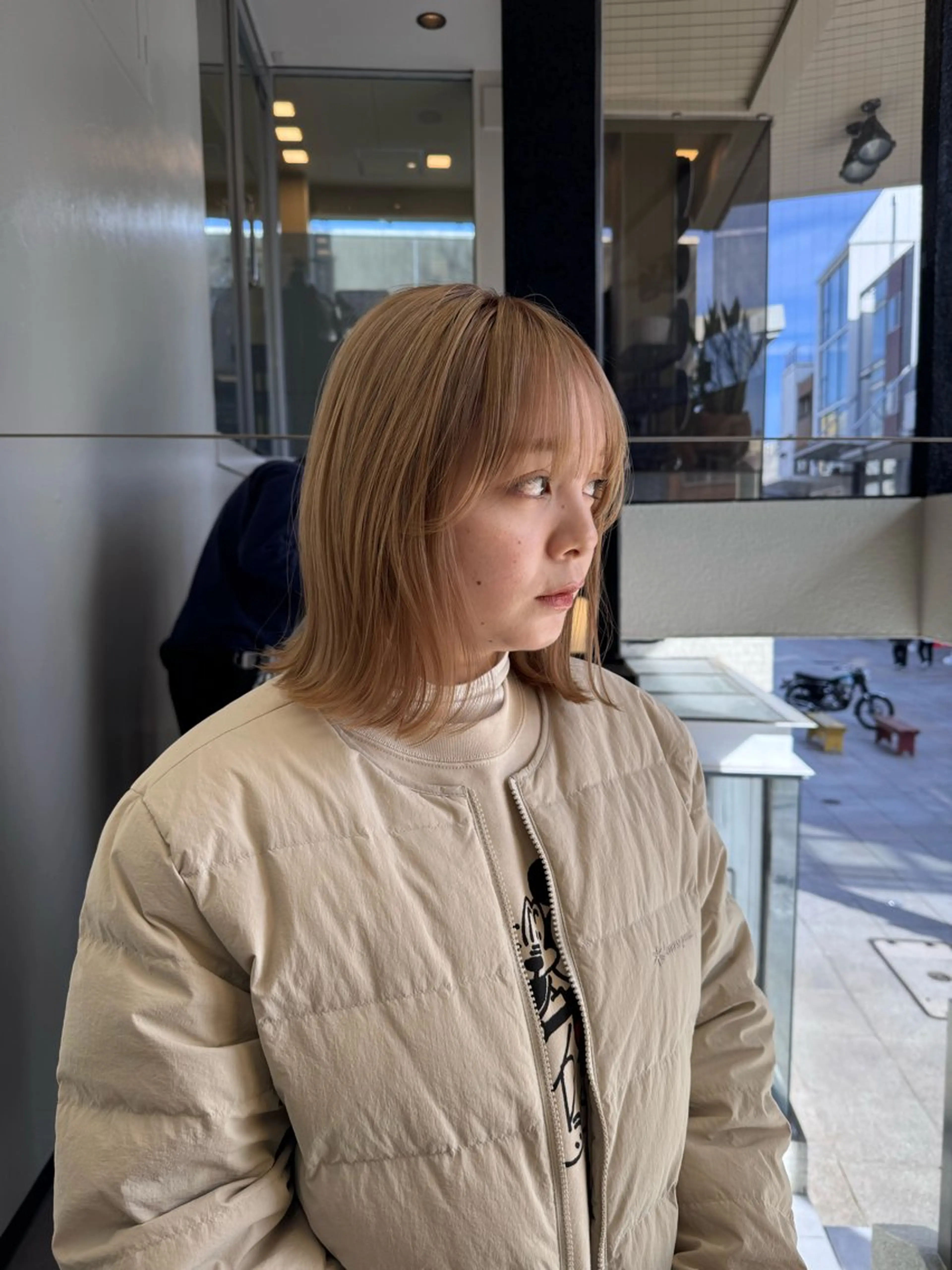 ショート カラー カット ヘアカラー KOHNO/ブリーチ なし/透明感カラーのヘアスタイル