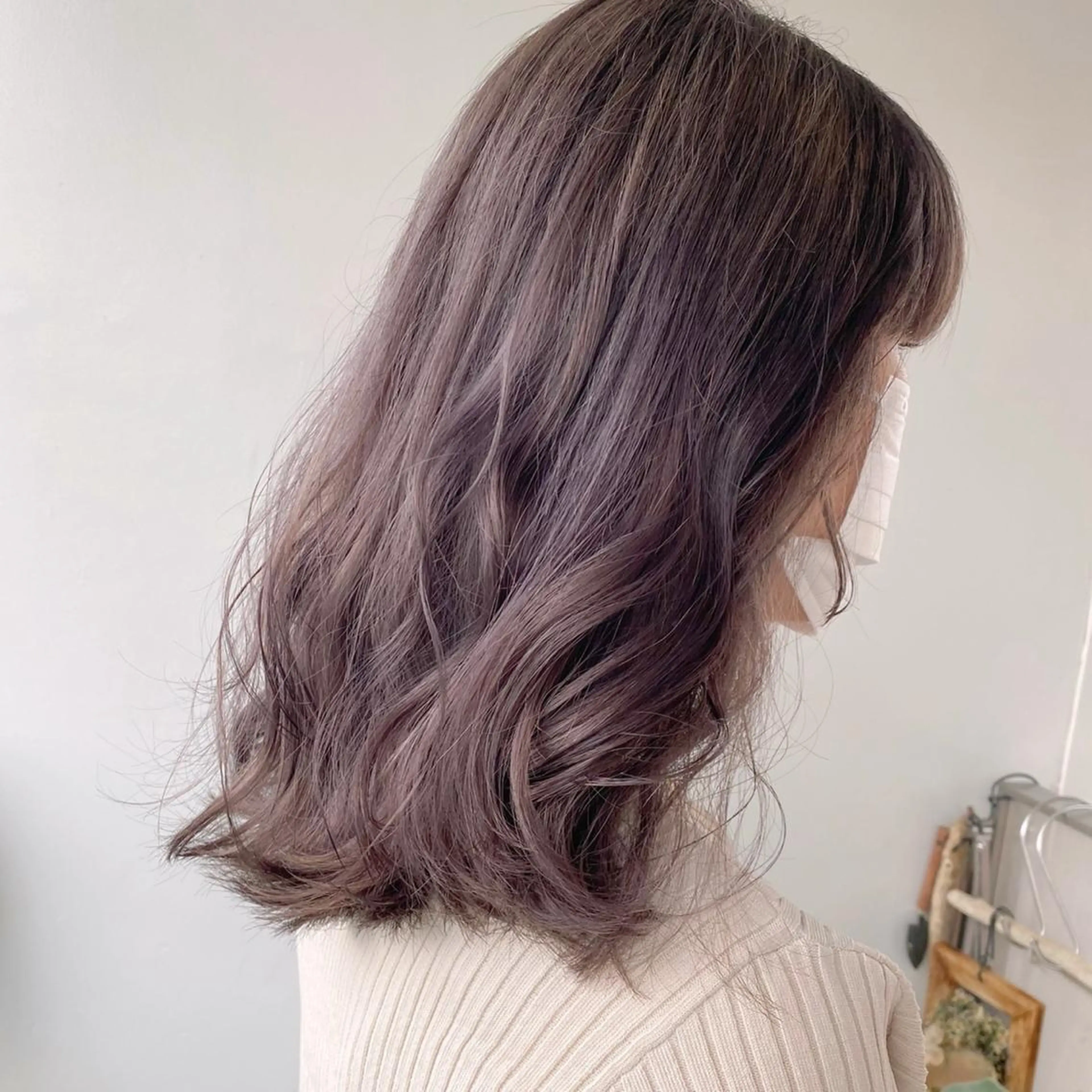 ミディアム カラー カット ヘアカラー トリートメント 中屋恵美🎨 Designカラーのヘアスタイル