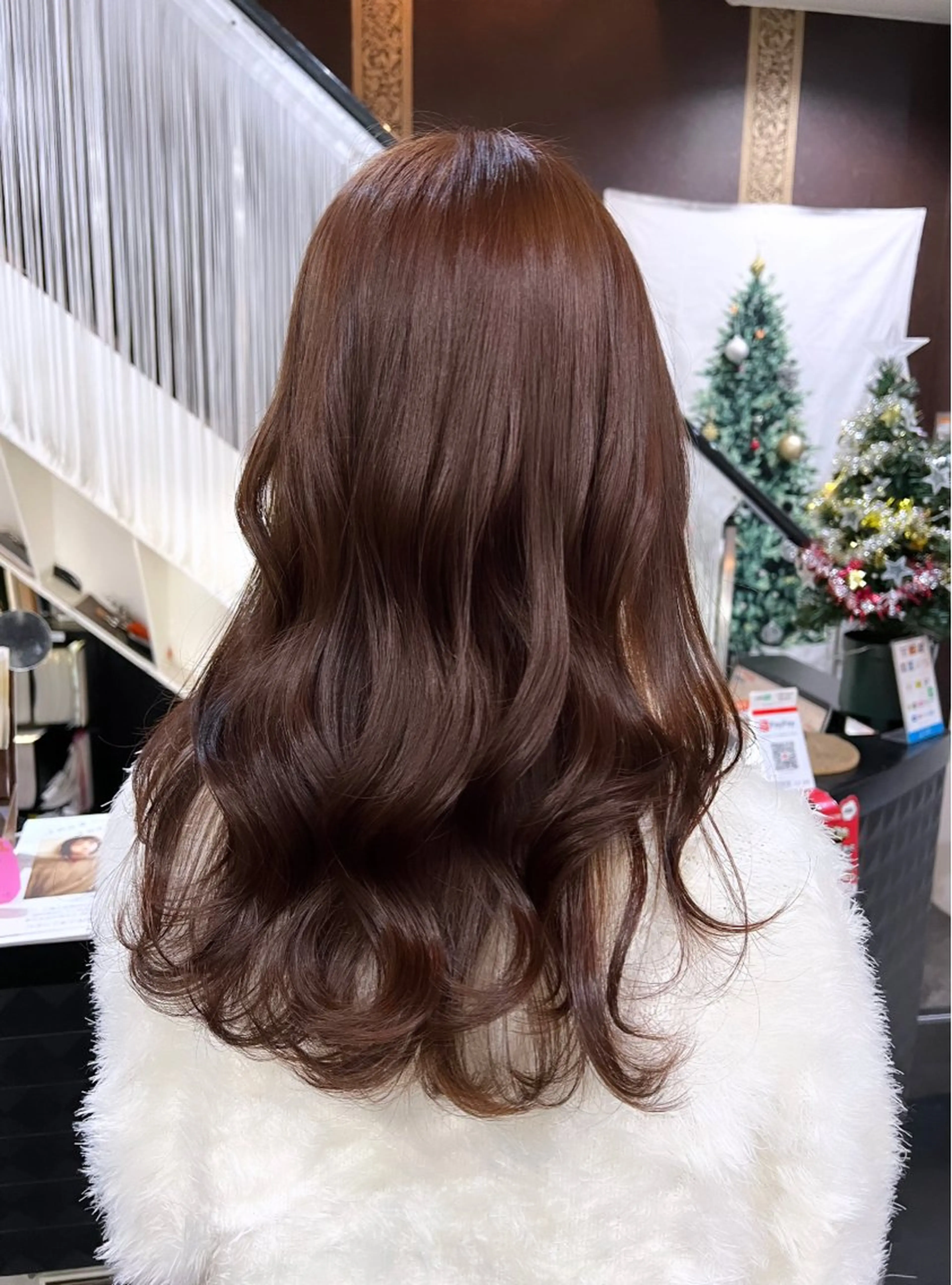 ロング カラー ベージュカラー ブラウンカラー ショコラグレージュ チョコレートブラウン ココアベージュ 韓国ヘア ♡tomimaのヘアスタイル