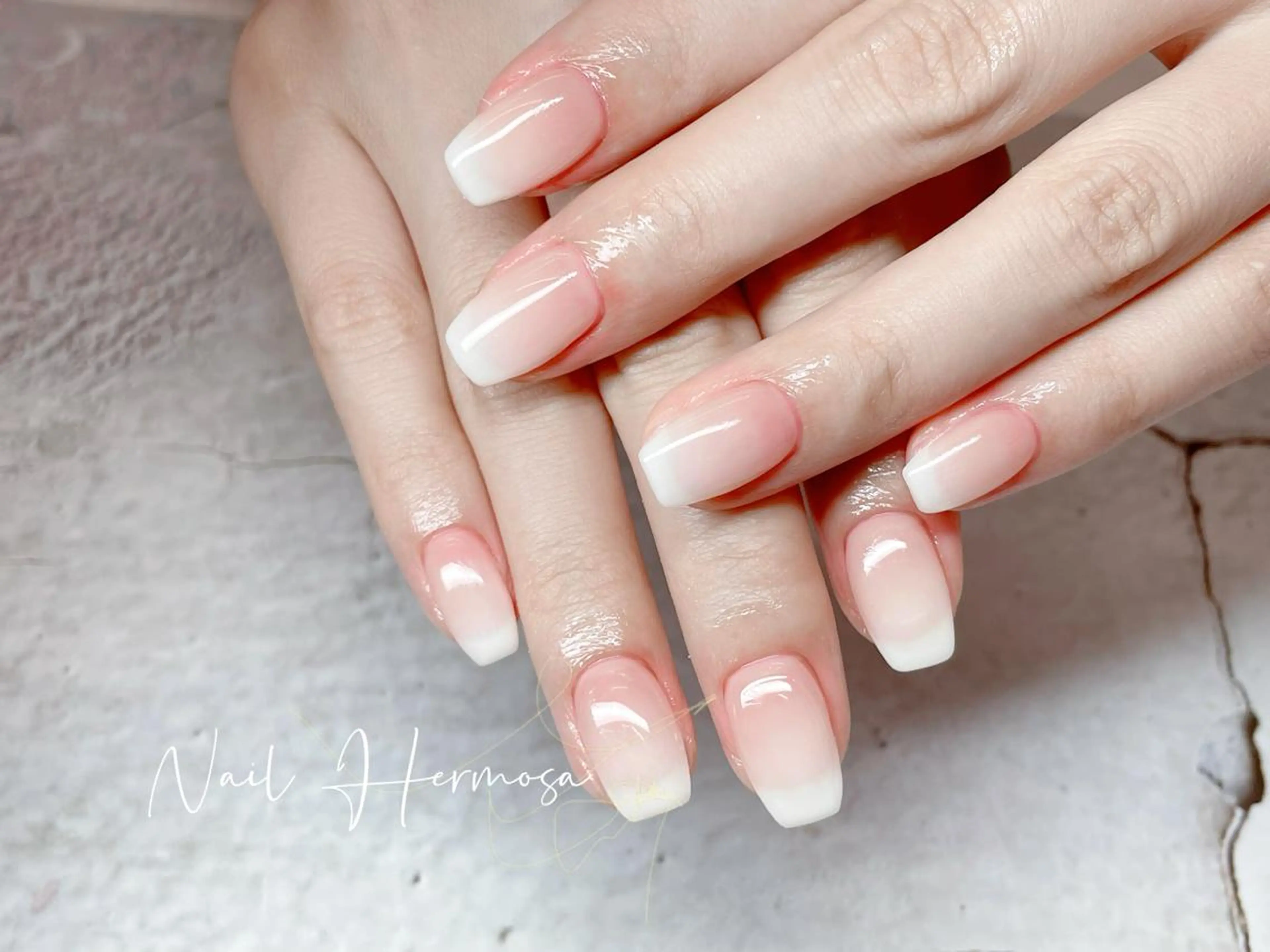 ネイル 桜ネイル 長さ出し フラッシュネイル フラワーネイル フットネイル ネイル エルモサのネイルデザイン