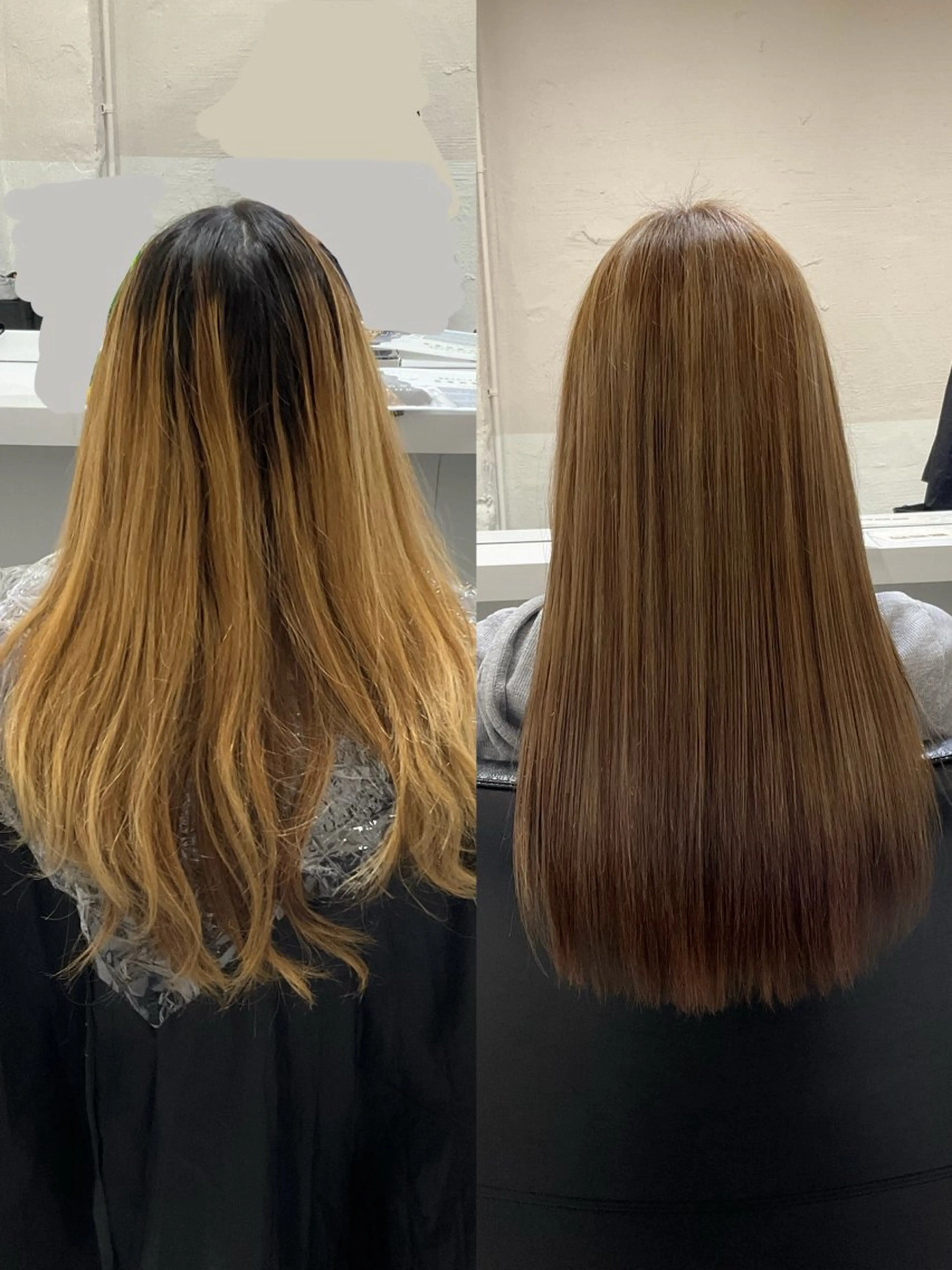 ロング ハイライト ロング トリートメント カット ヘアカラー がもう ゆいこのヘアスタイル