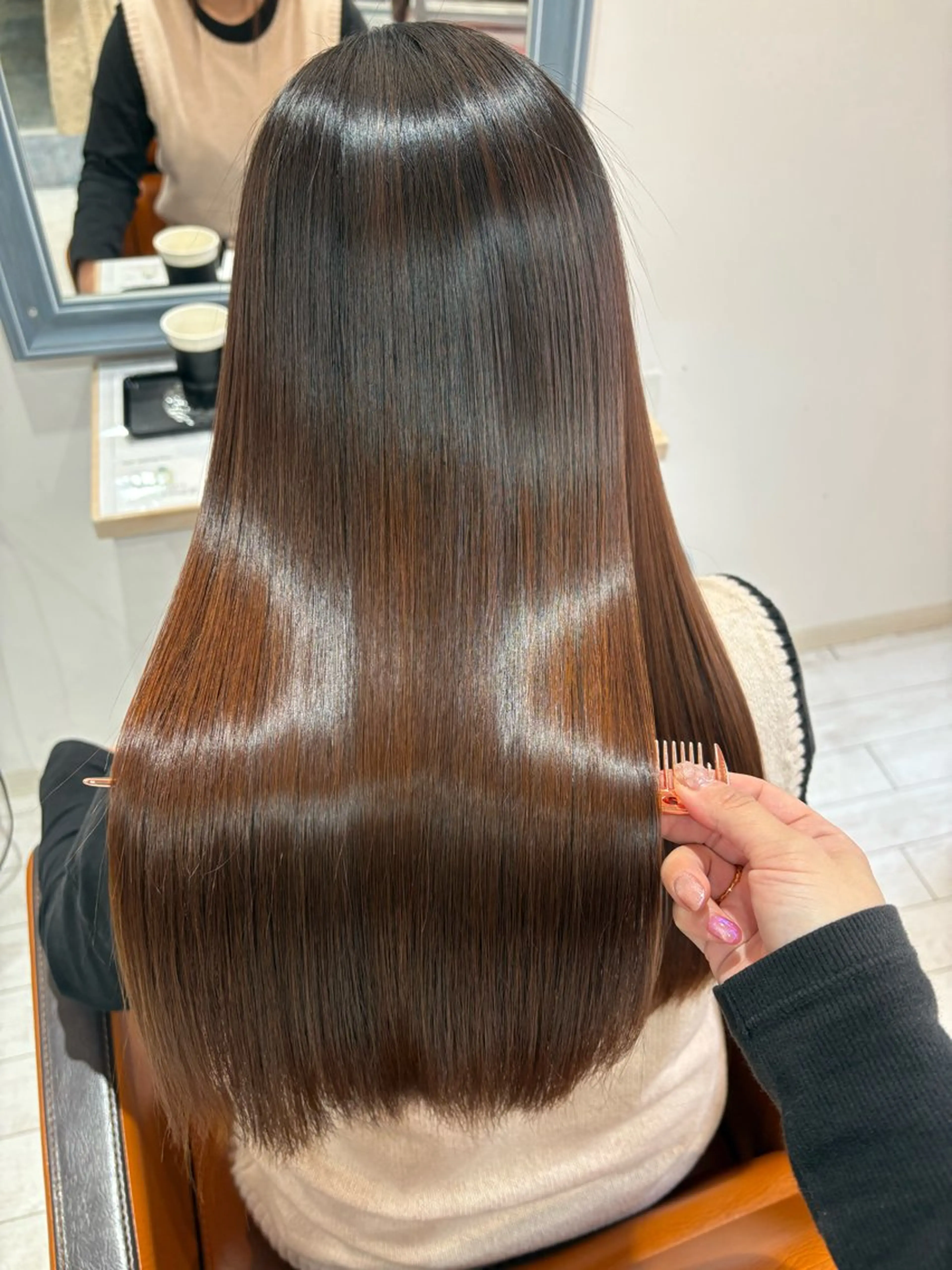 人気Ｎｏ．4🌟髪質改善縮毛矯正＋トリートメントの写真