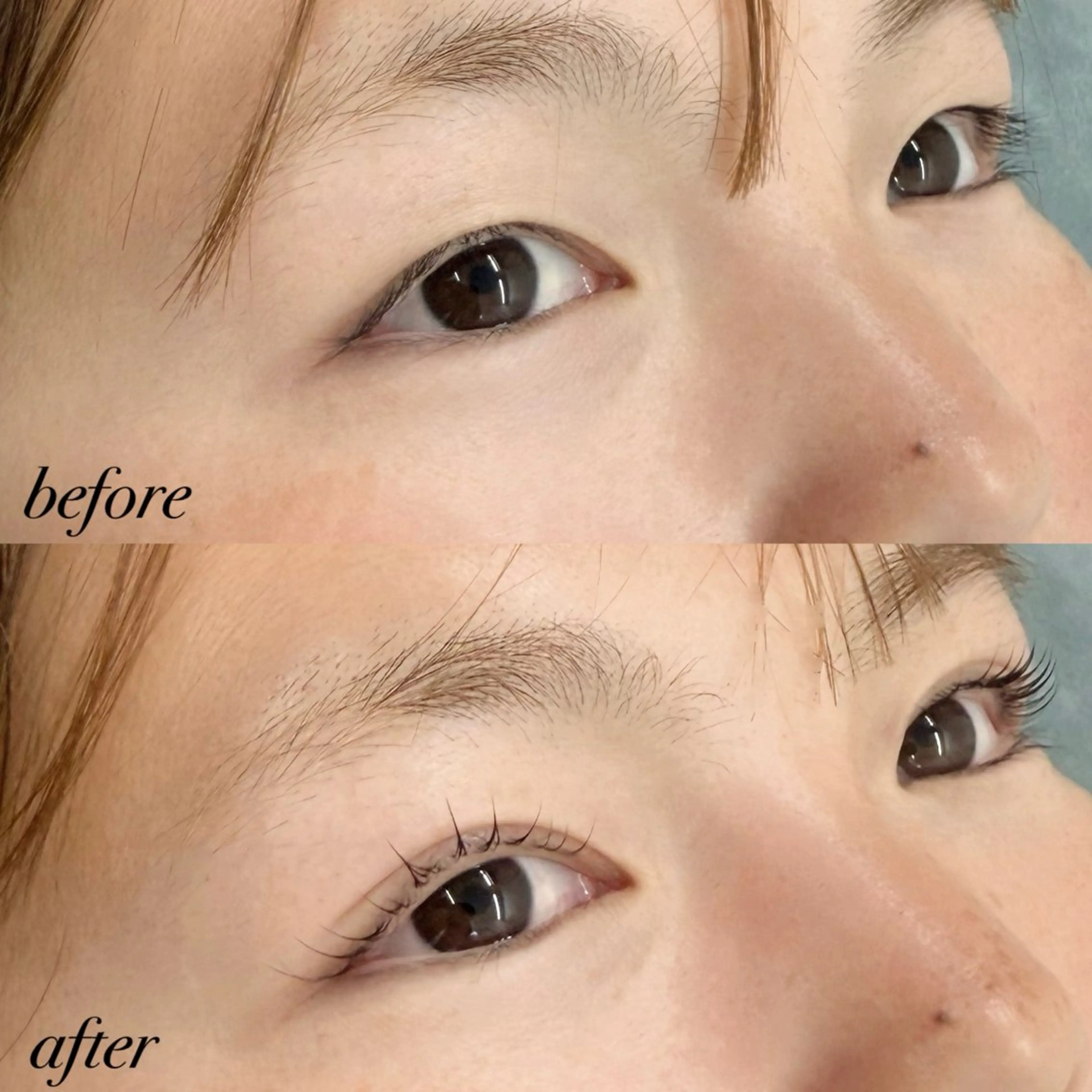 マツエク・マツパ ケラチンラッシュリフト フラットラッシュ まつげパーマ 一重×まつ毛パーマ マツパ maisbonita eyelash🦋のマツエク・マツパデザイン