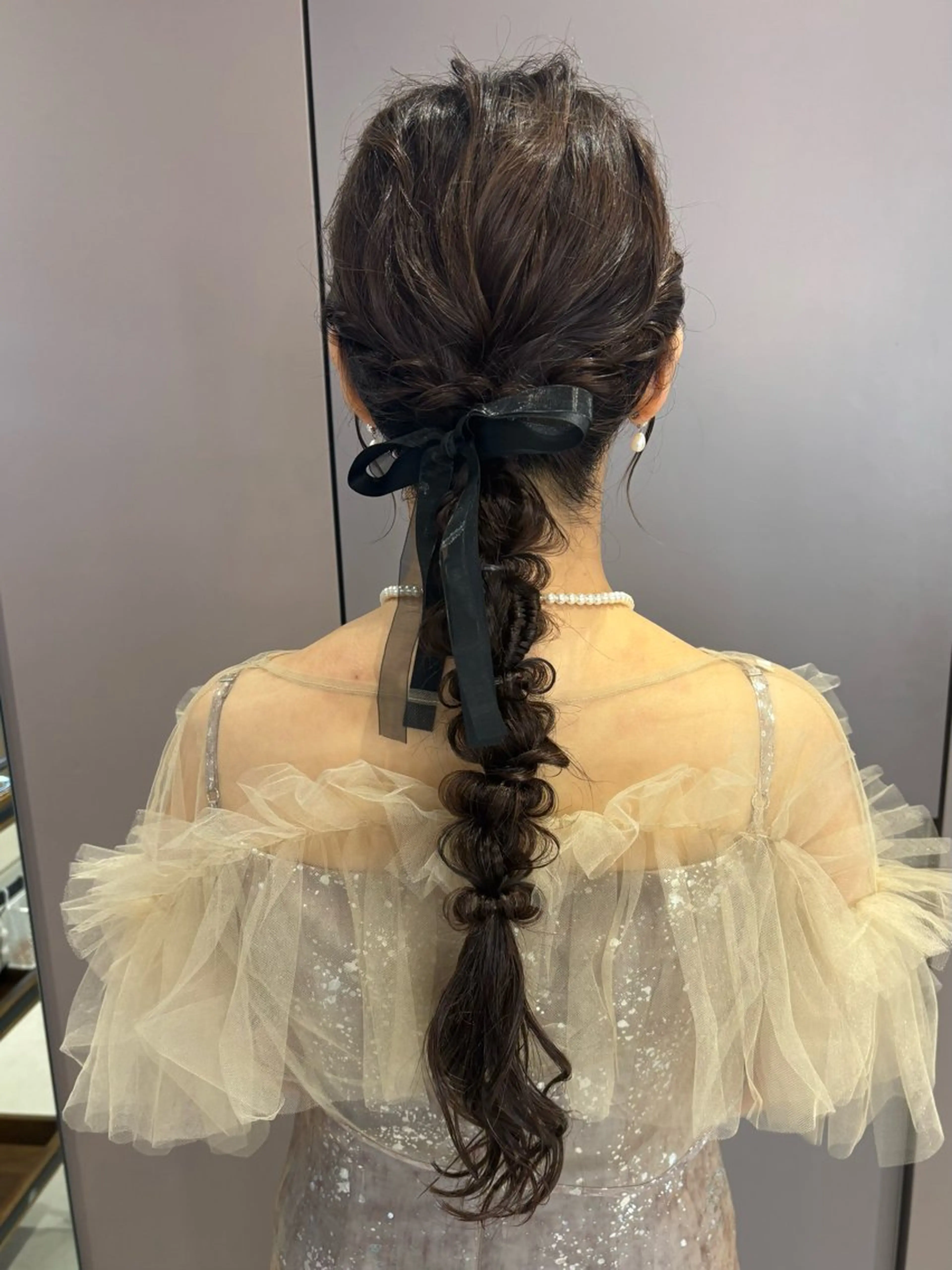 ロング ヘアセット Iris by artina 武蔵小杉店【イリス バイ アルティナ】所属・レイヤーカット/ボブ /nene🍥⋆*のヘアスタイル