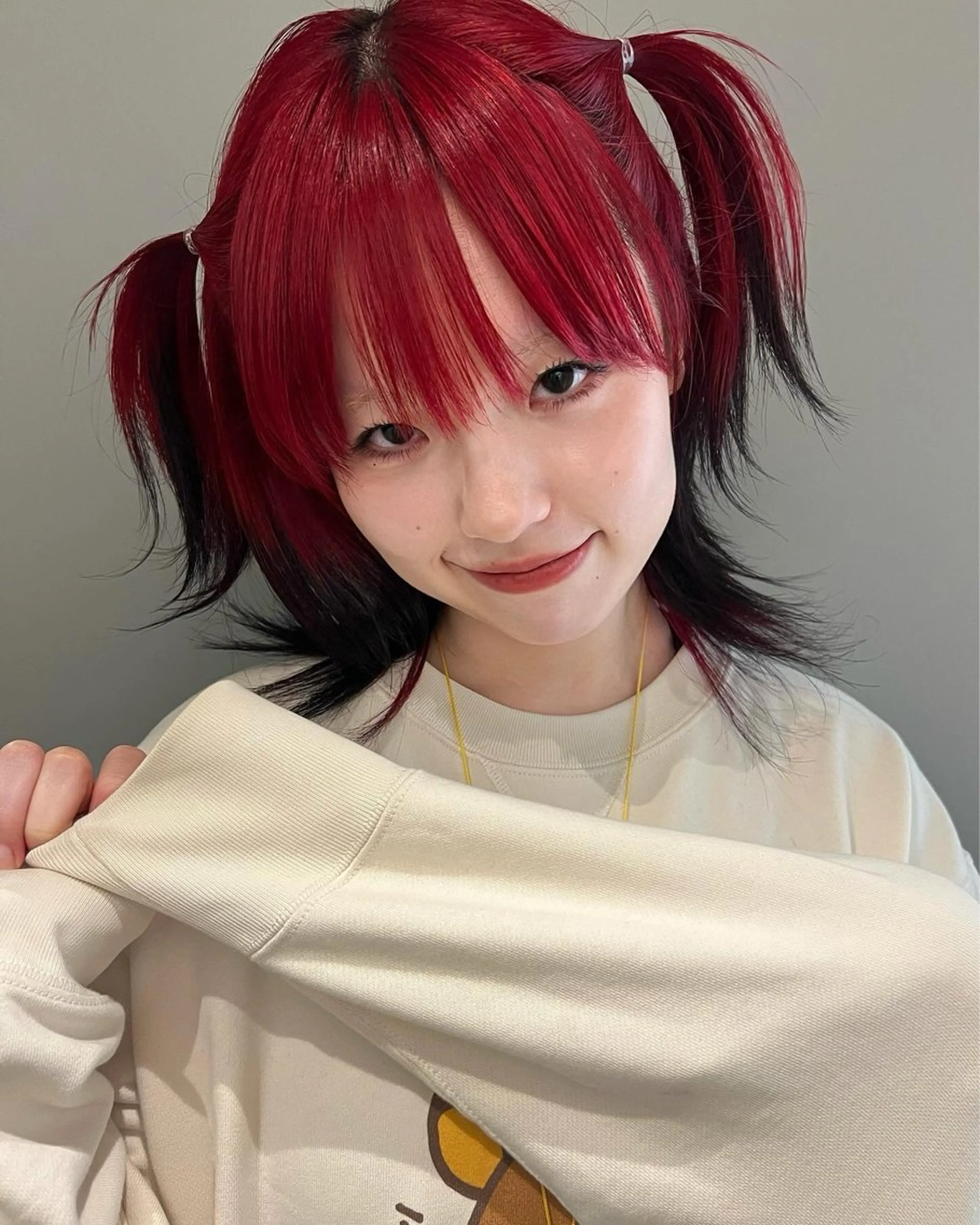 ミディアム カラー カット ヘアカラー haco＋所属・圧倒的デザイン力 店長🎨RENAのヘアスタイル