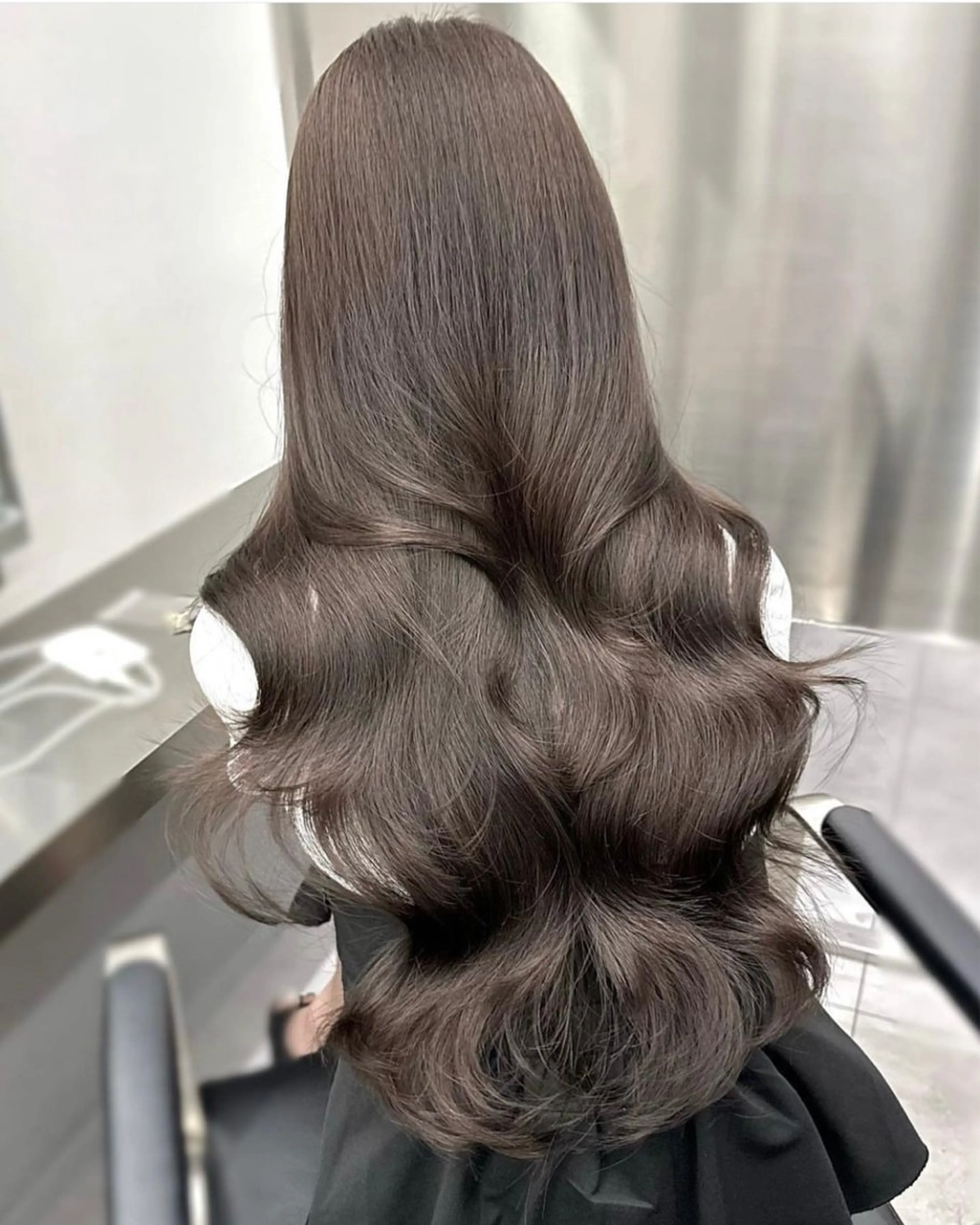 ロング カラー 京都レイヤーカット うえひのヘアスタイル