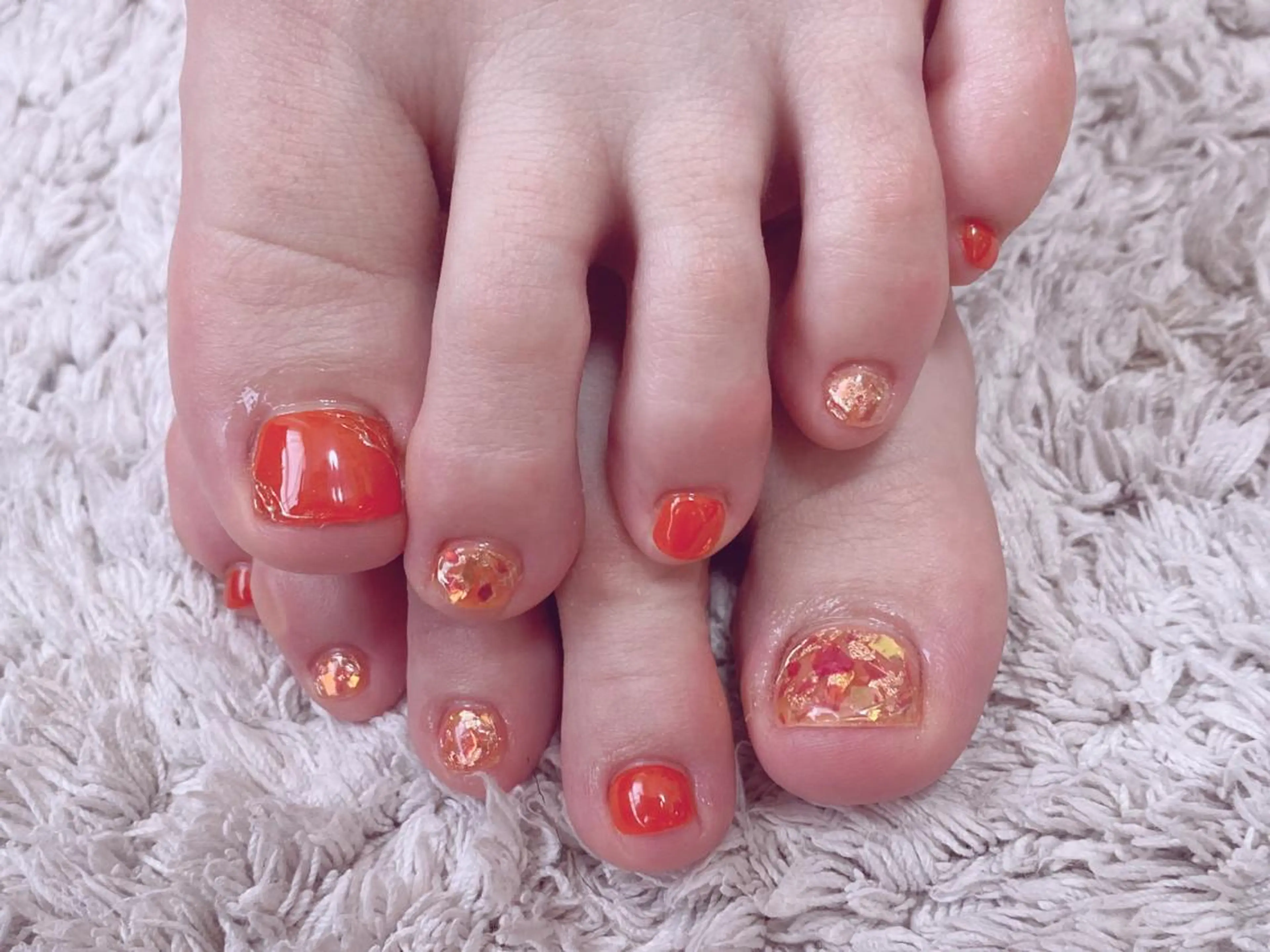 ネイル アートネイル オーロラネイル 桜ネイル クリアネイル フットネイル Ｎail Ｓalon ertiのネイルデザイン