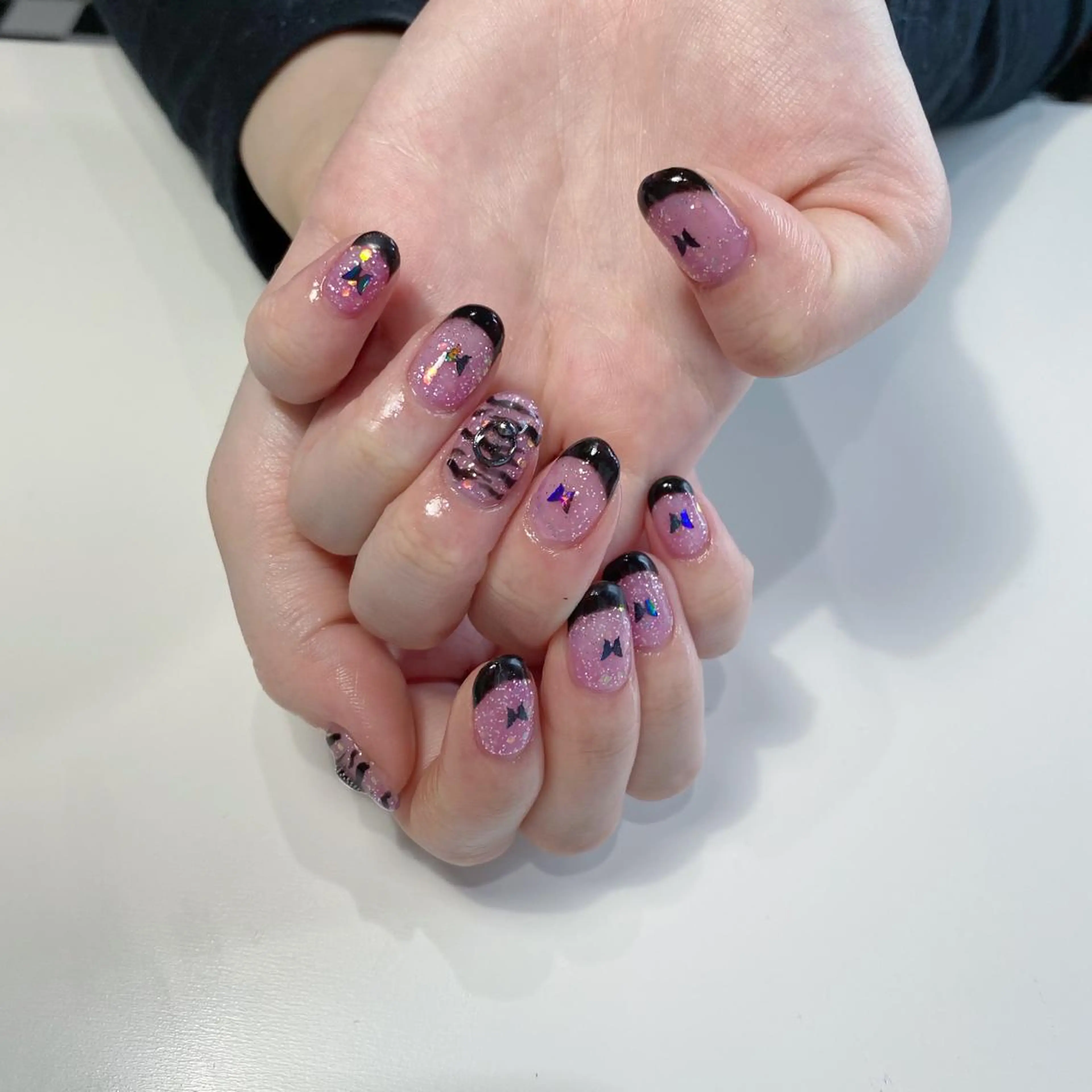 ネイル 氷ネイル・うるうるネイル 韓国ネイル Nail by Licorneのネイルデザイン