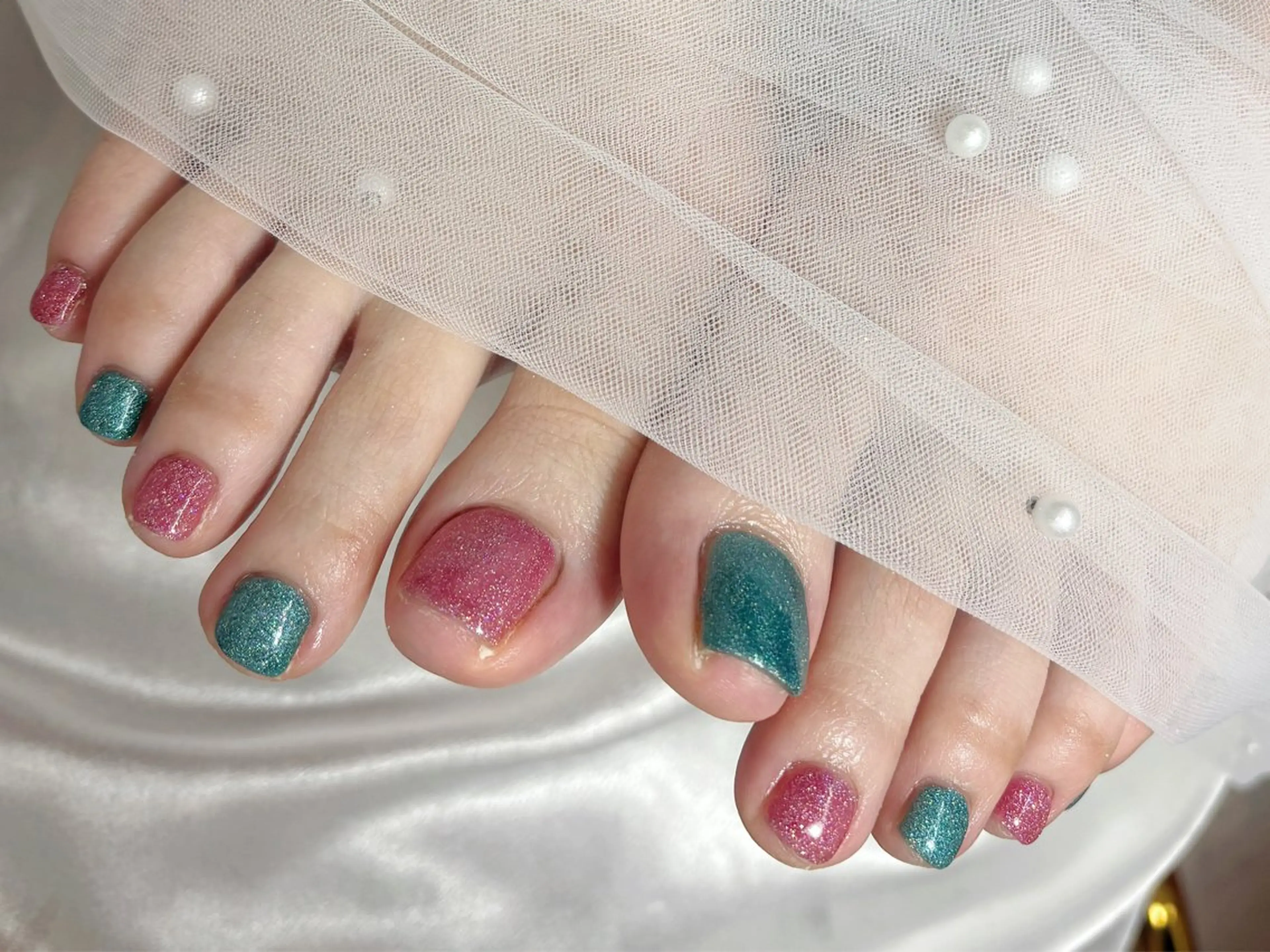 ネイル フットネイル bel fiore Jrネイリスト.のネイルデザイン