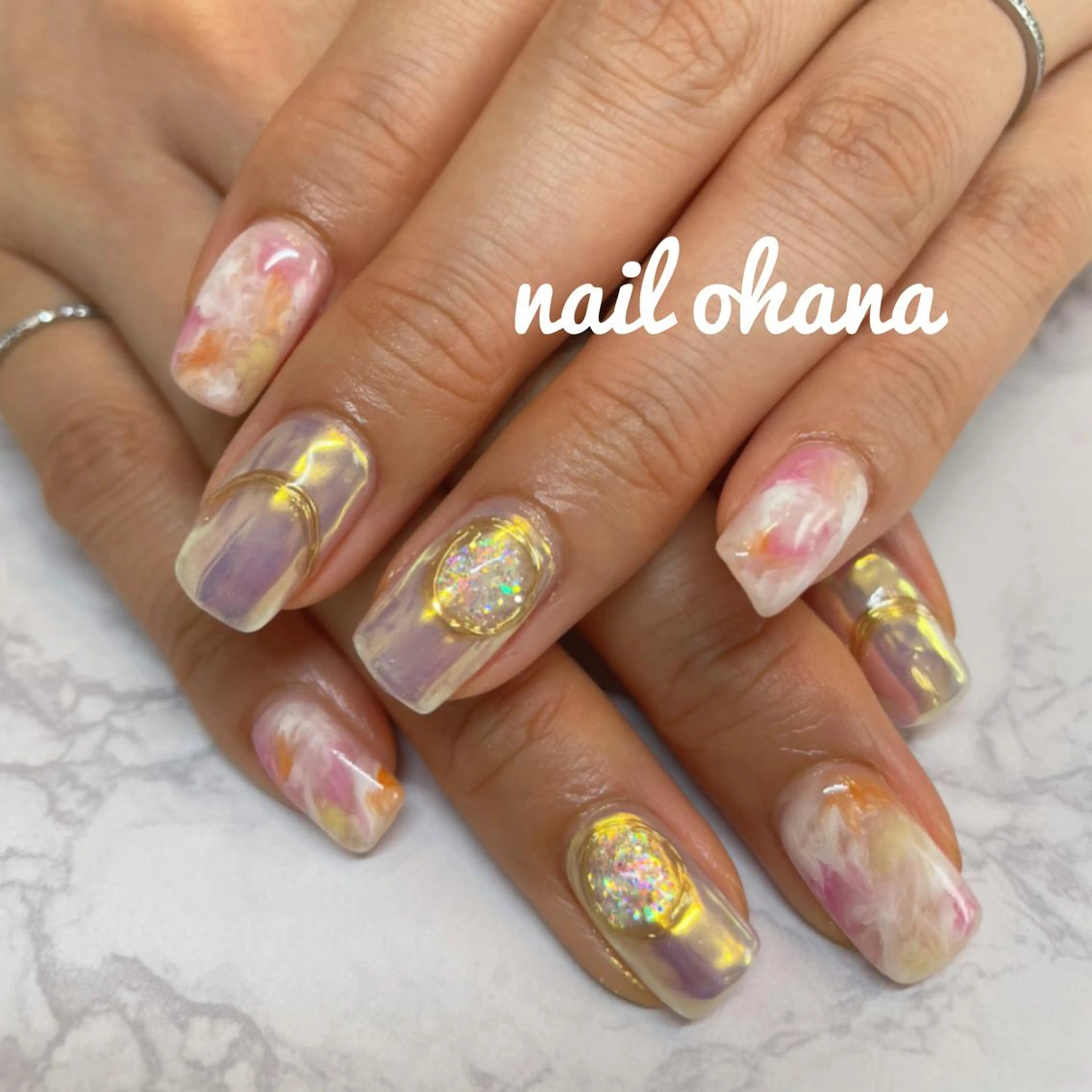 ネイル ハンドネイル 那覇🏝️台湾人 ネイリストSHIUのネイルデザイン