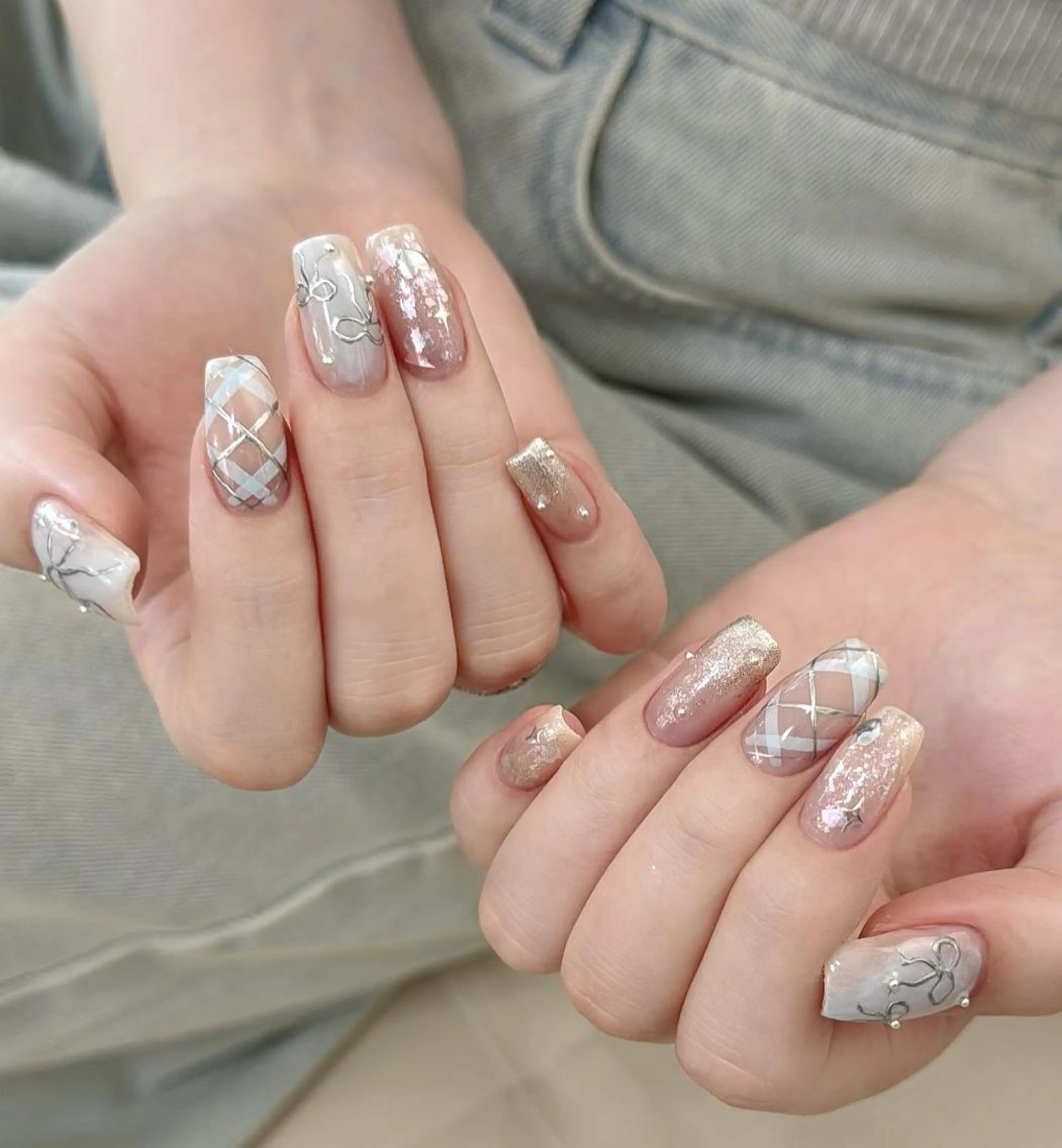 ネイル ハンドネイル 🎀 UU_nailのネイルデザイン