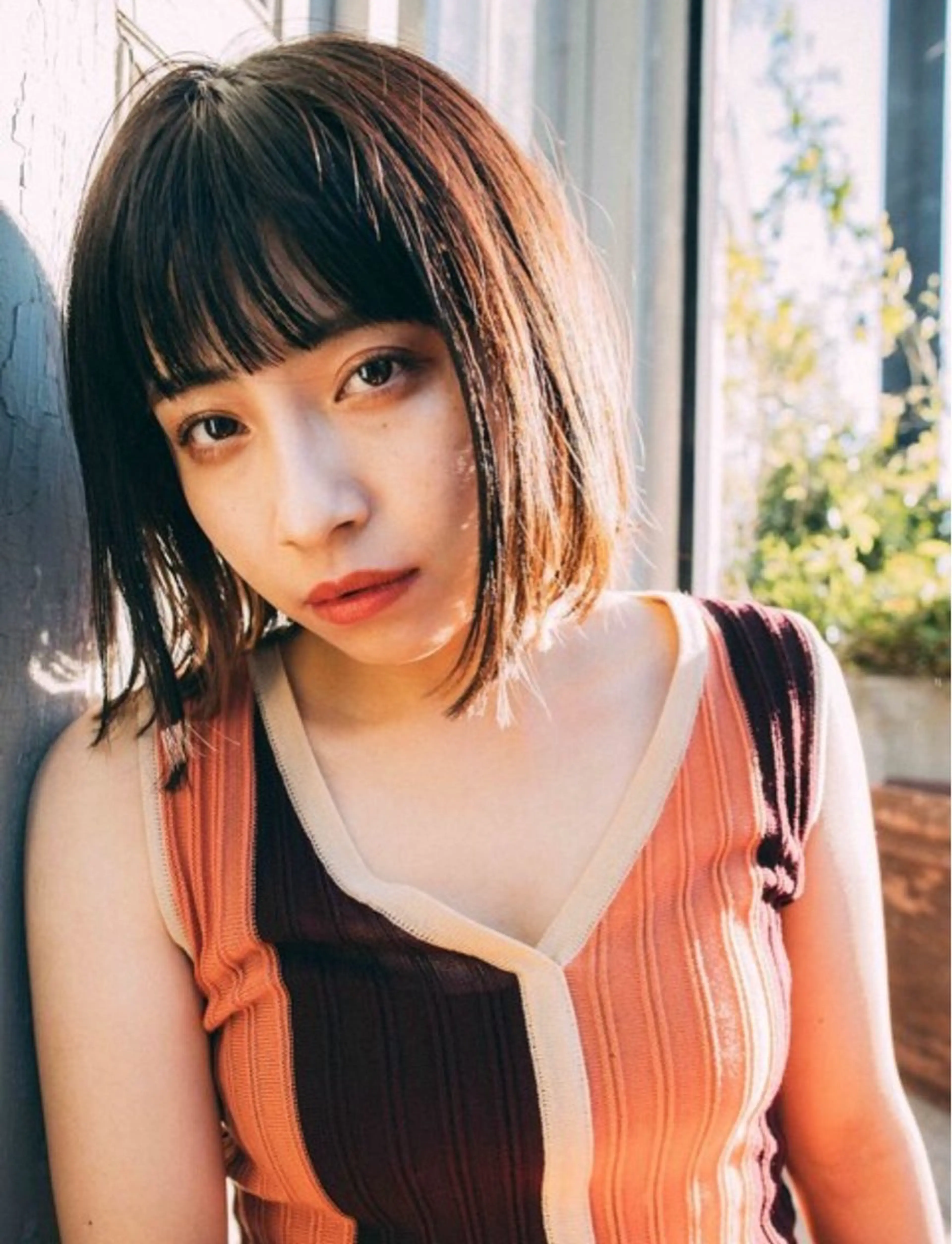 ショート カラー 透明感カラー/ くびれヘア/ユウユのヘアスタイル