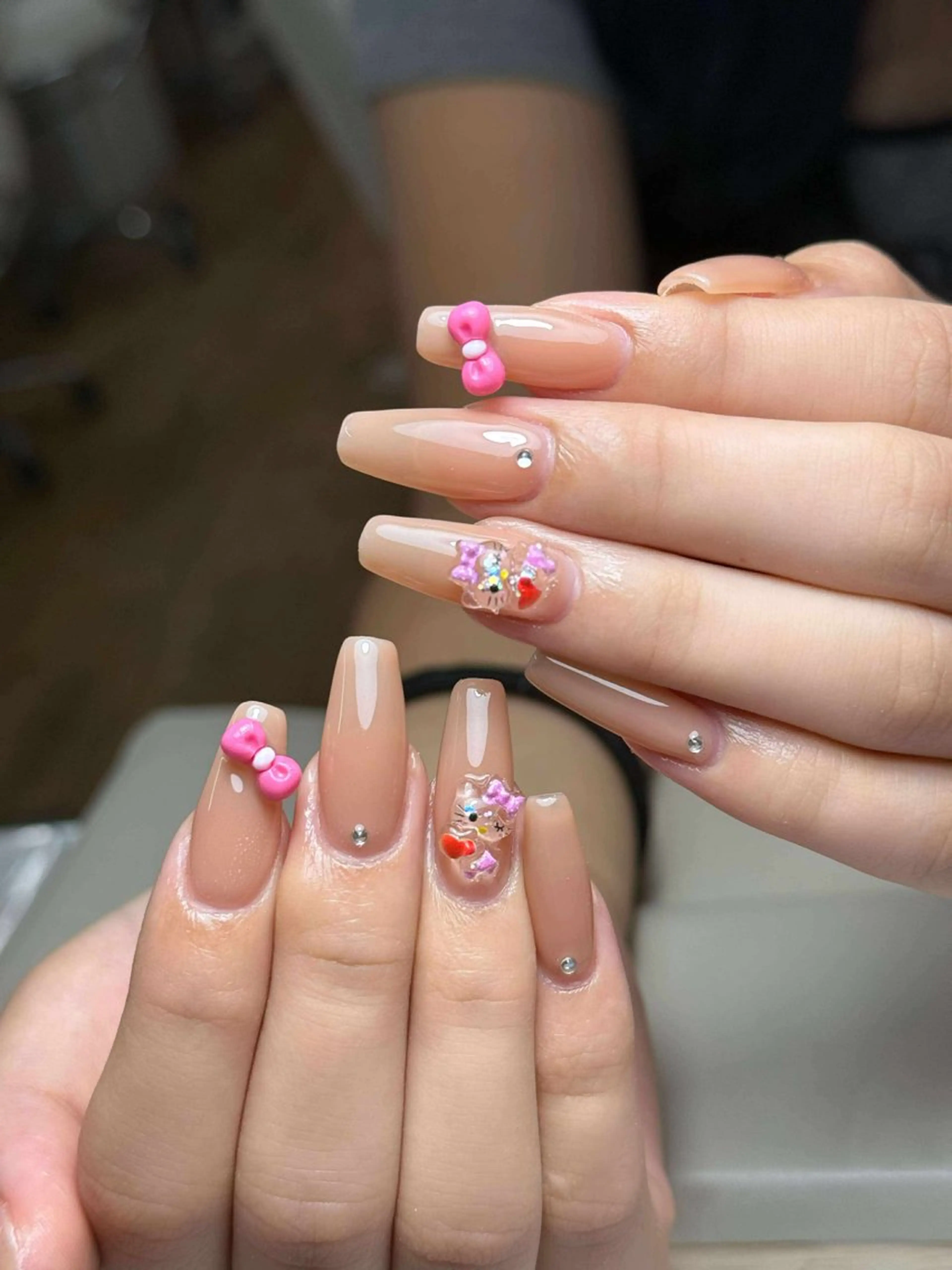 ネイル オーロラネイル ブルー チークネイル フットネイル フレンチネイル ハンドネイル Hana ハナのネイルデザイン