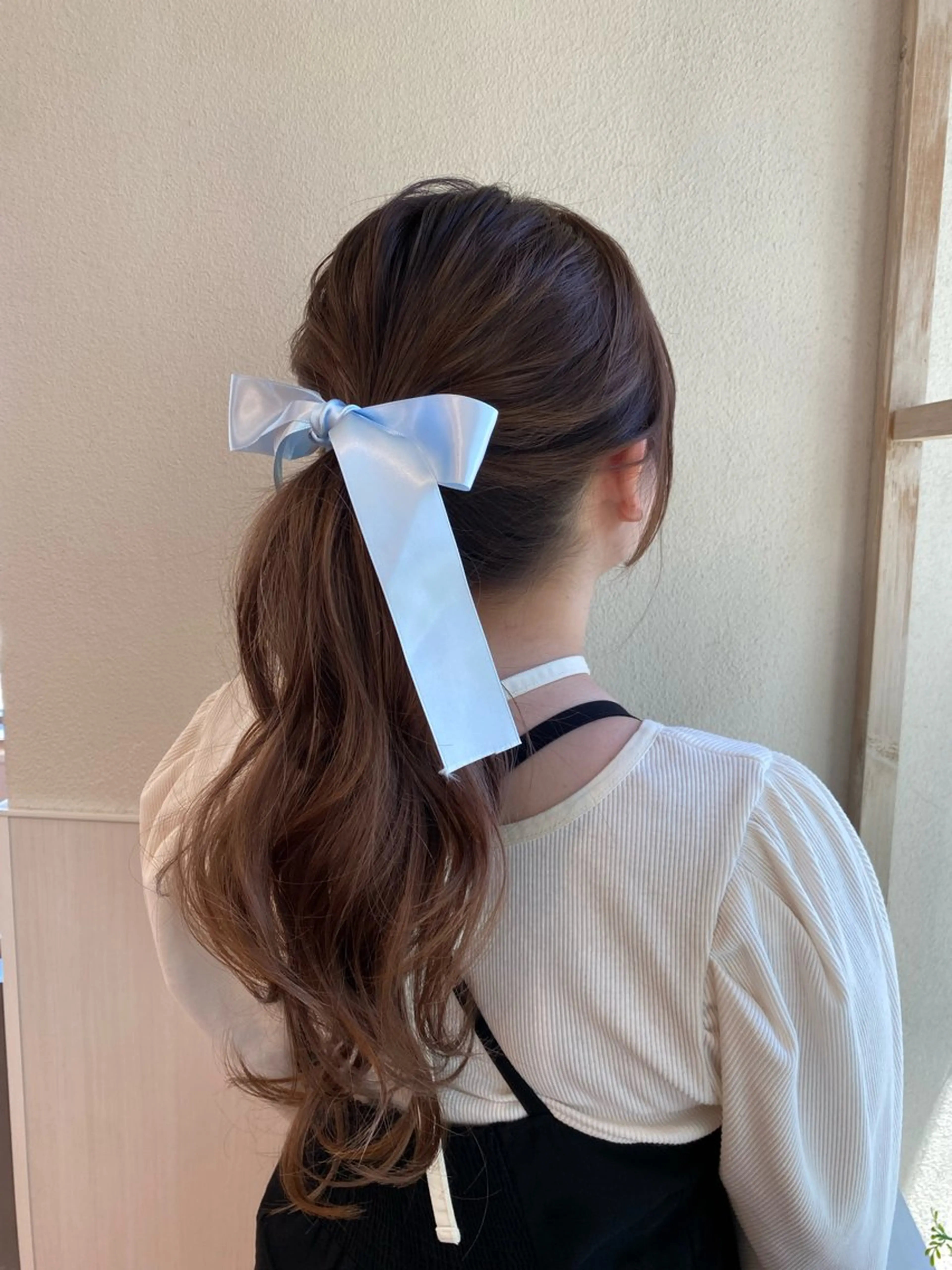 セミロング カラー ヘアアレンジ カット ヘアカラー トリートメント RIHO/愛されモテ /透明感カラーのヘアスタイル