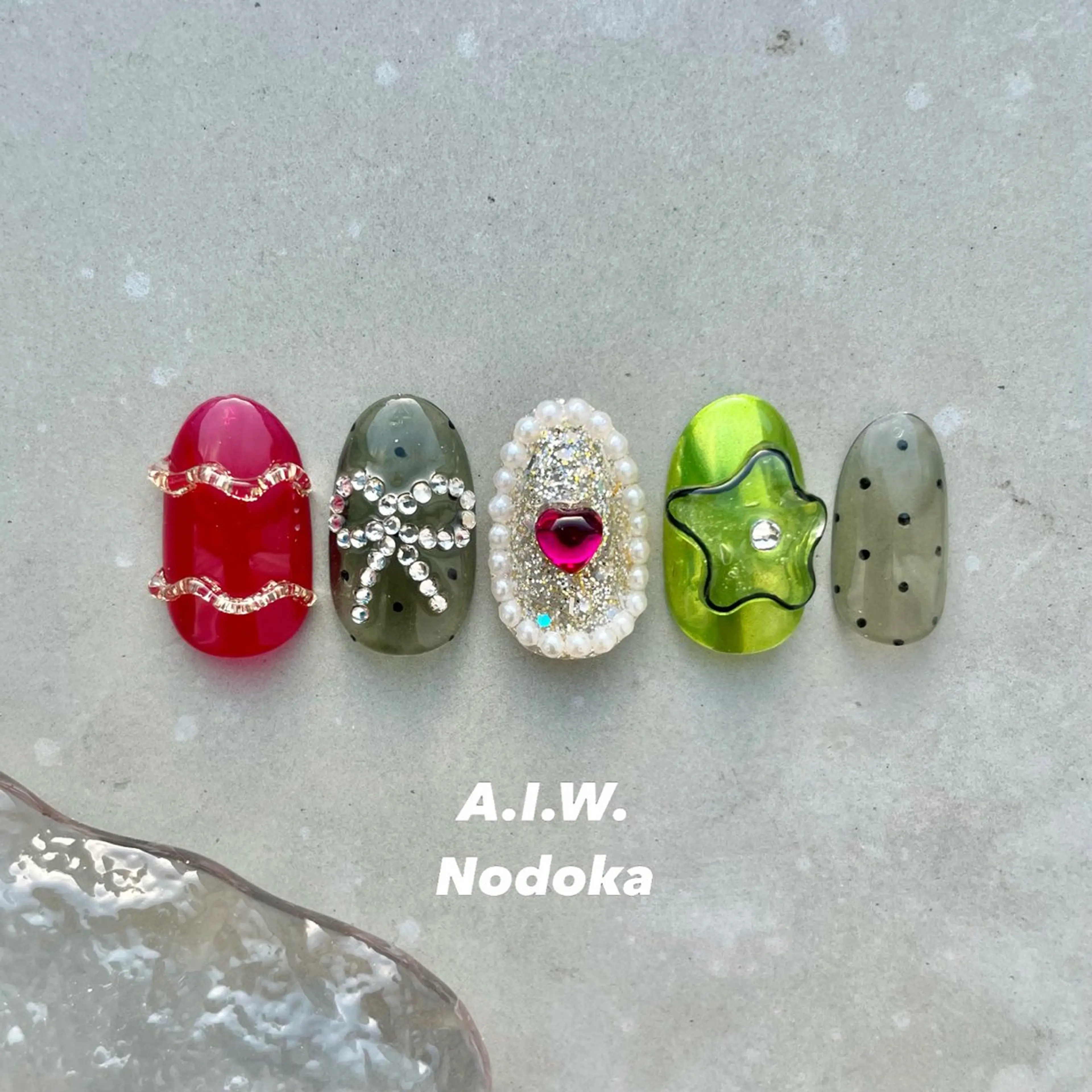 ネイル 大倉 のどかのネイルデザイン