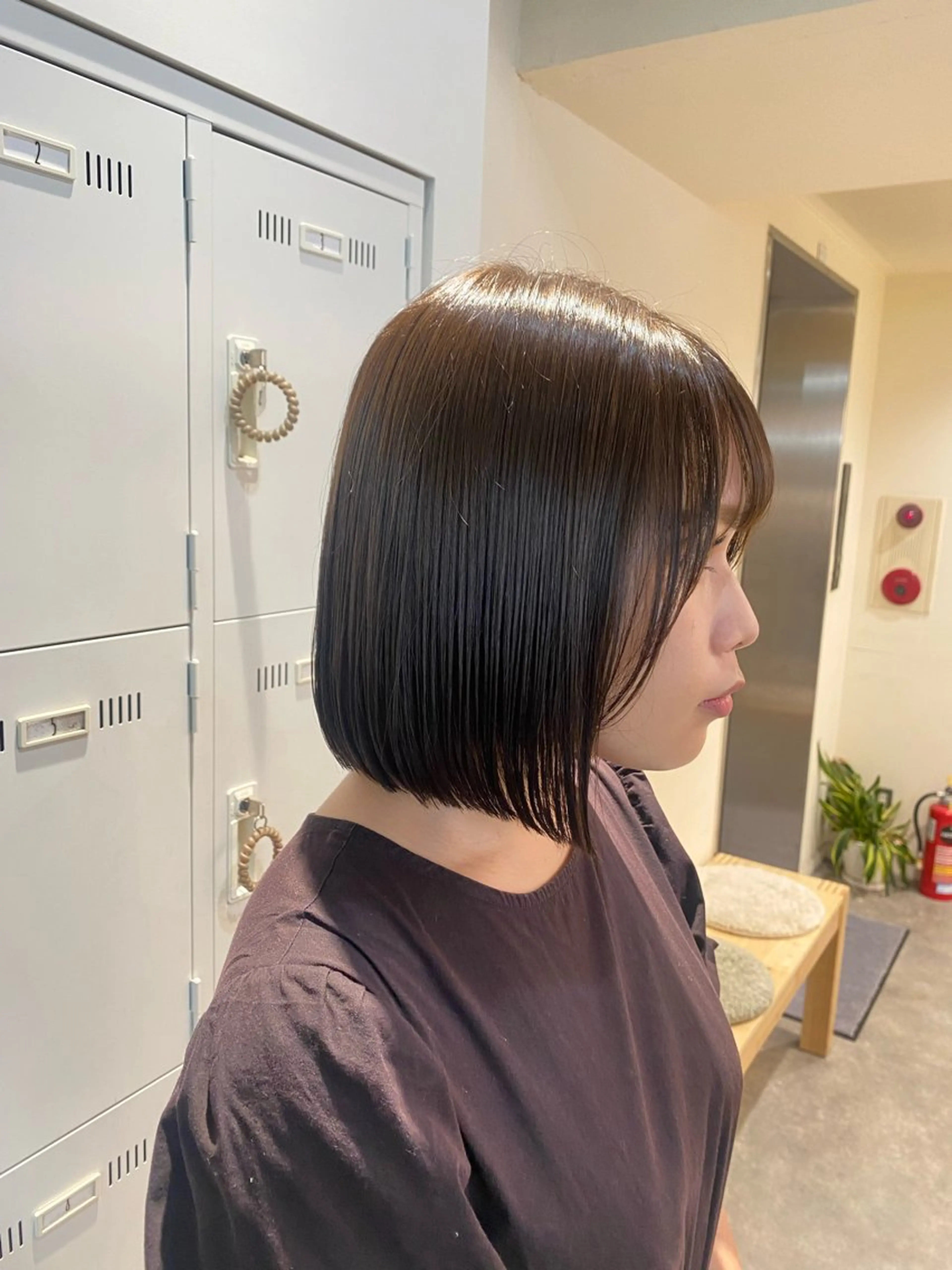 ショート カラー ヘアアレンジ 前下がりボブ ボブ ヘアカラー ボブ /ニュアンス/ satomi🧸💖のヘアスタイル